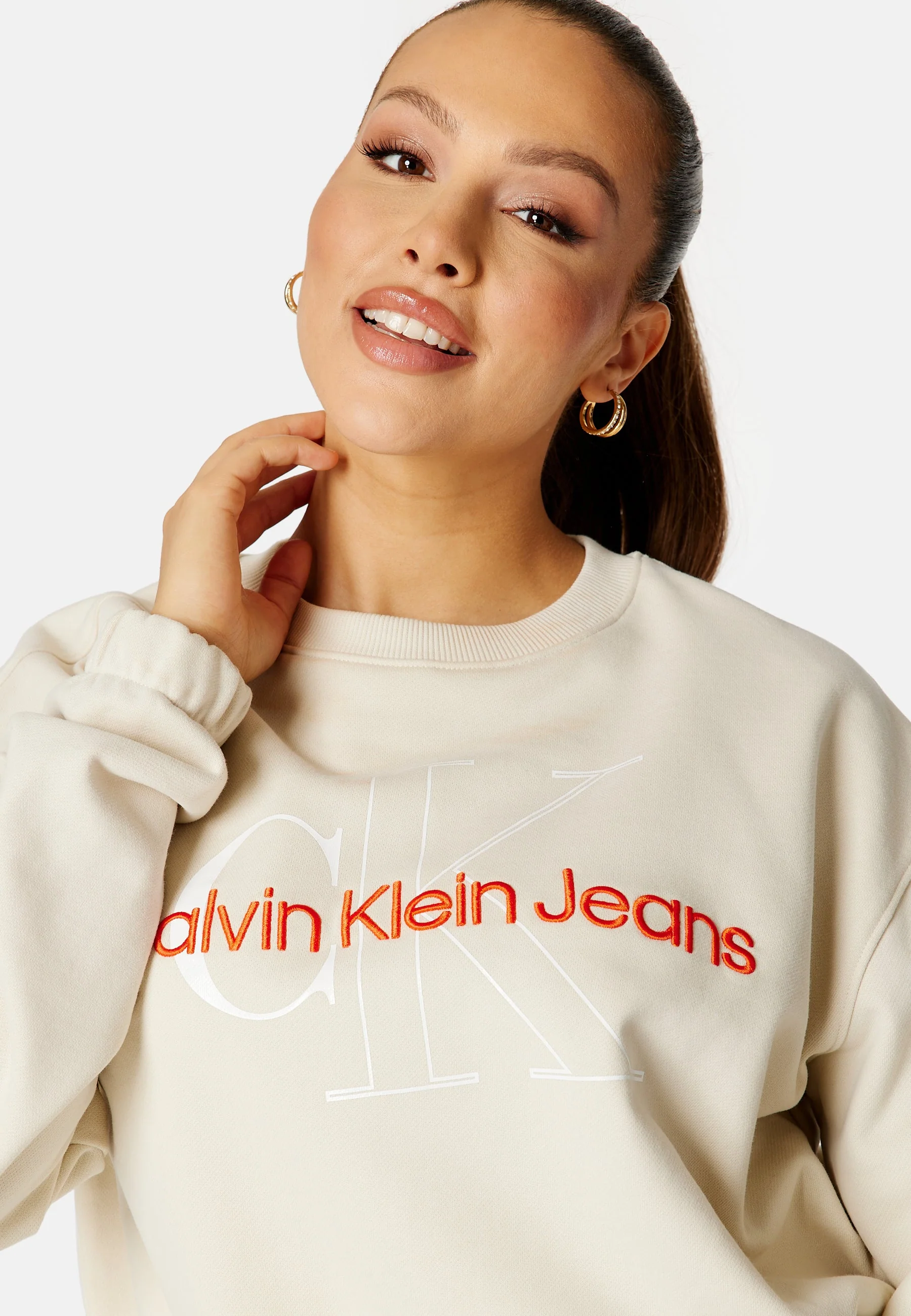 Plus Two Tone Monogram Crew Neck - Image 4