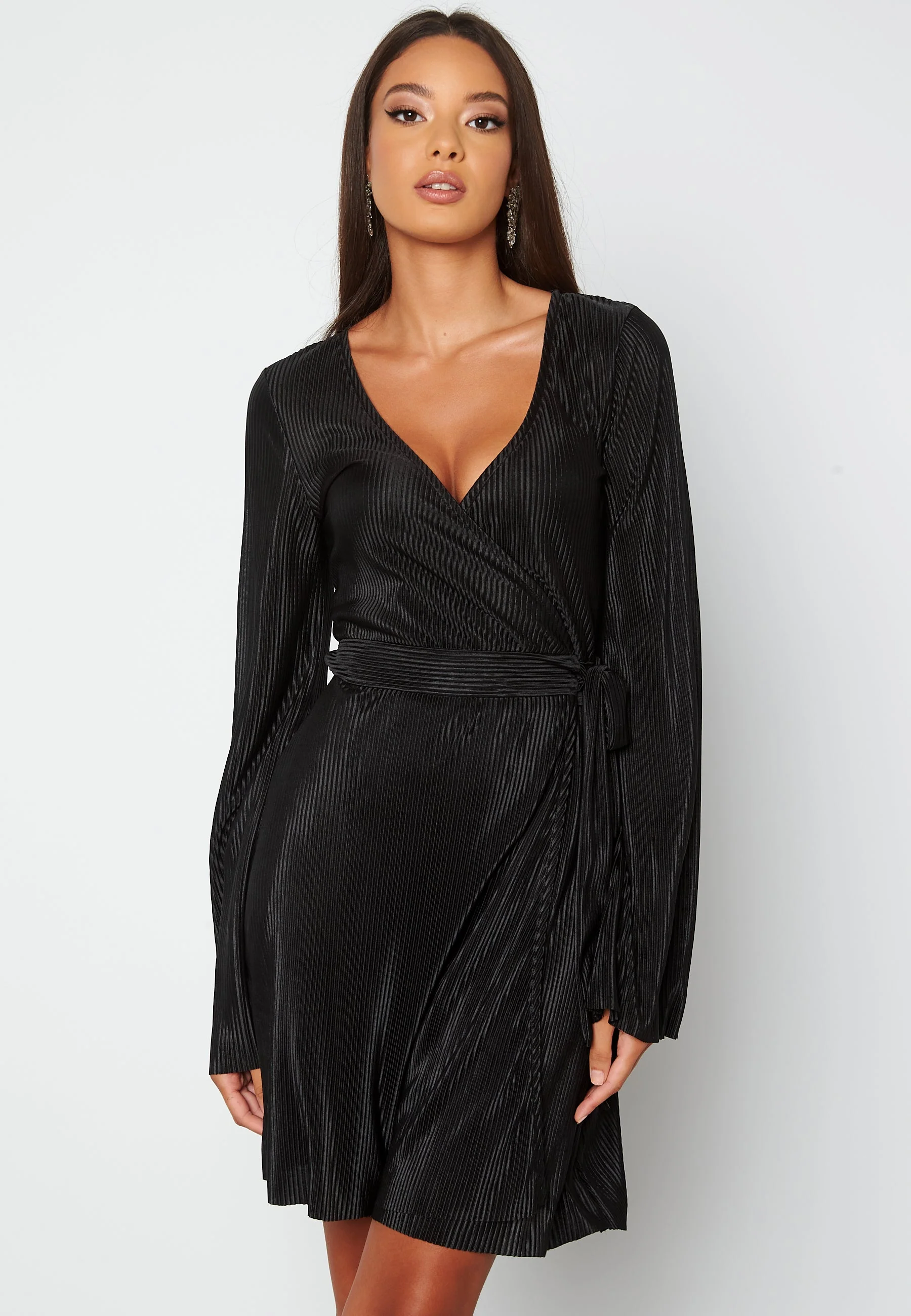 Poppy plissé dress