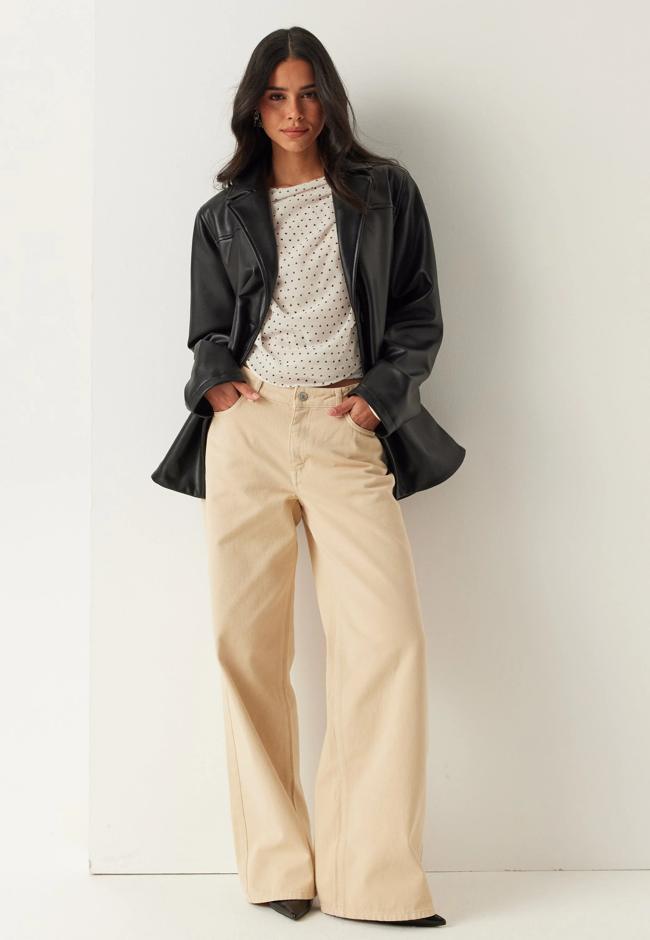 PU Blazer Jacket - Image 2