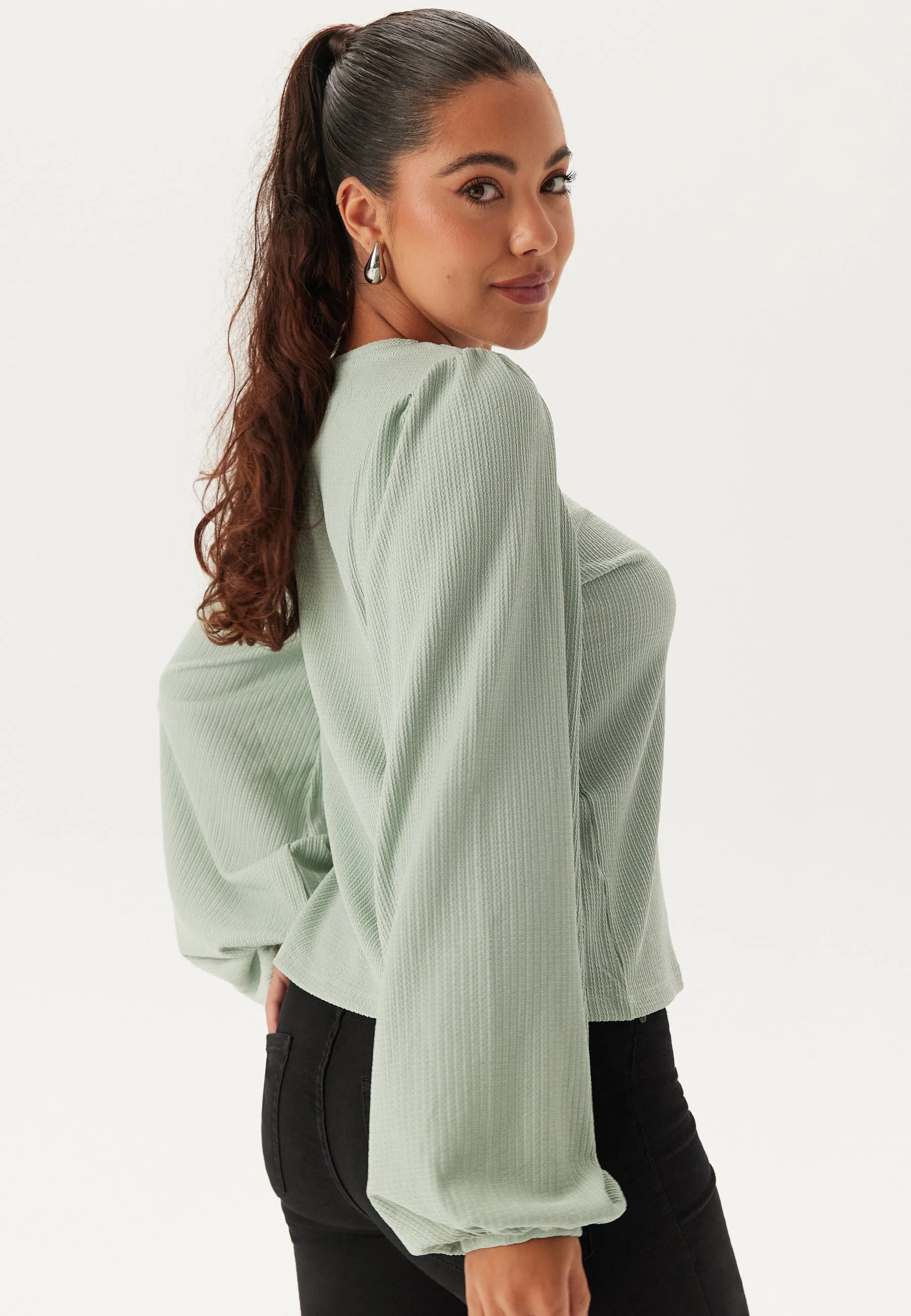 Puff Long Sleeve Blouse - Image 3