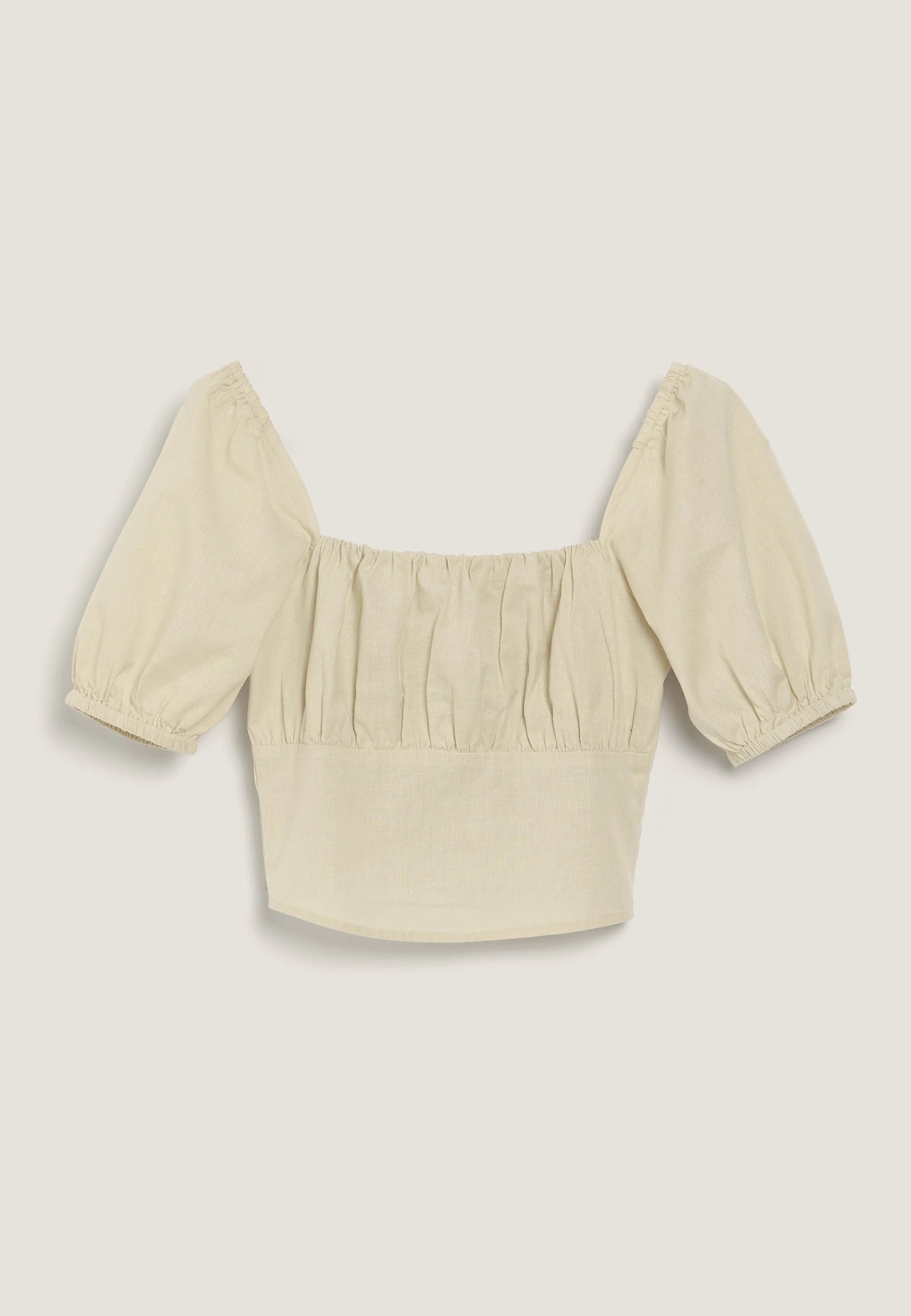Puff Sleeve Cropped Top - Image 5