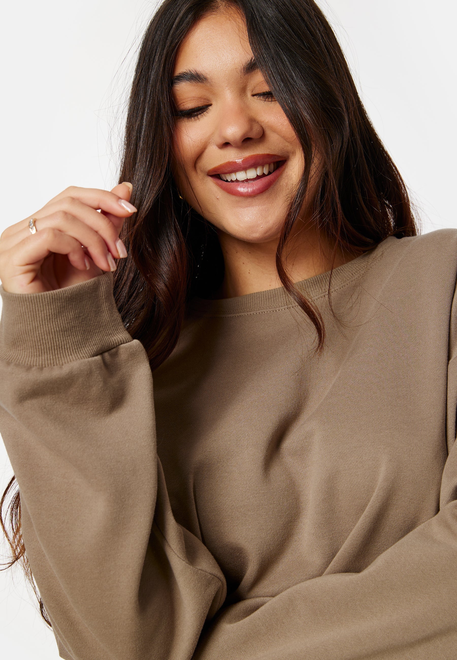 Relaxed Cropped Sweater - Image 3