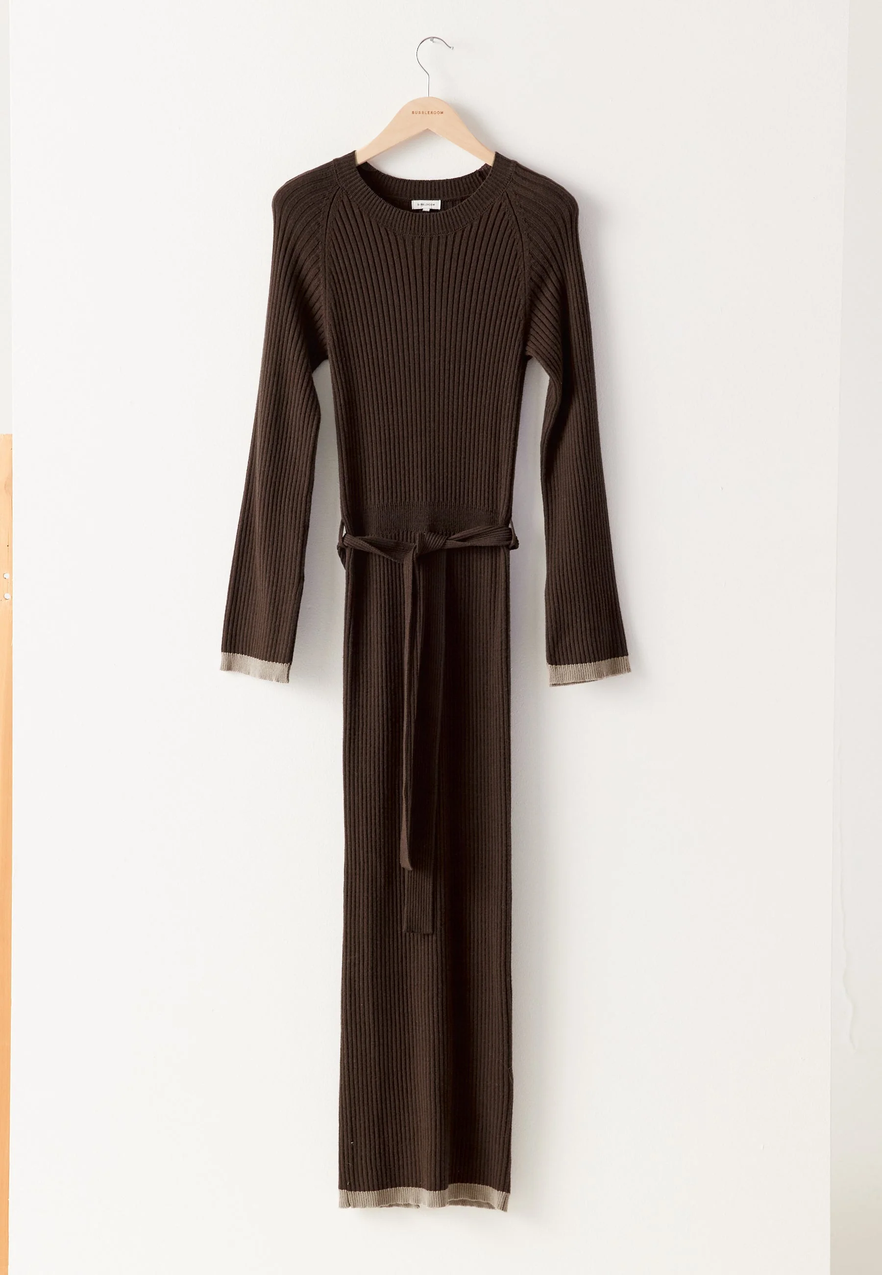 Round Neck Rib Knitted Maxi Dress - Image 5