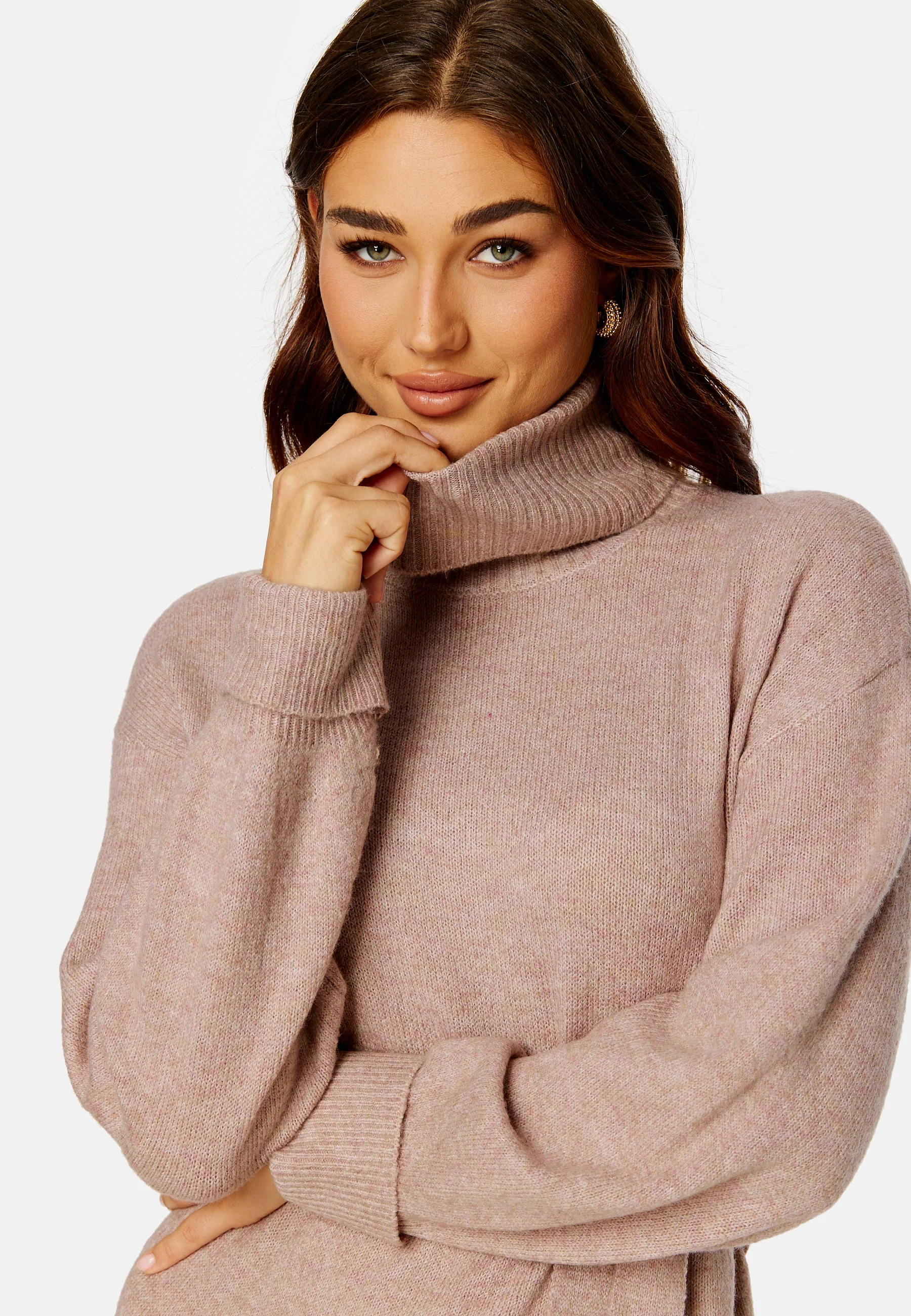 Rue L/S Roll Neck Belt Dress - Image 4