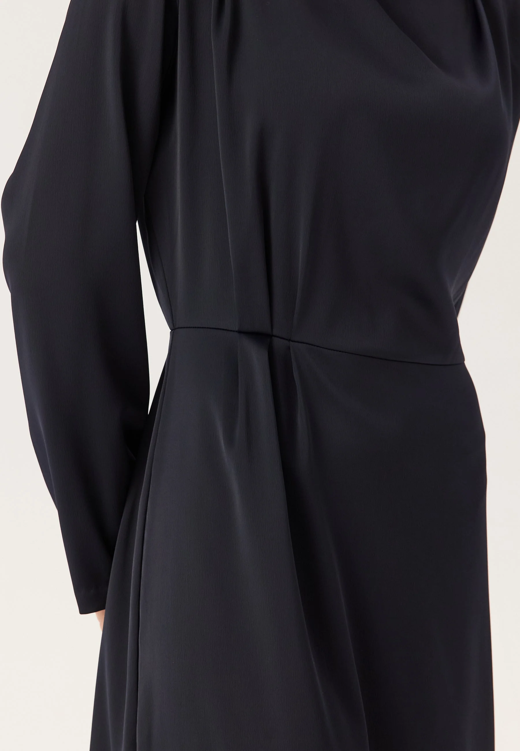 Satin Cowl Neck Midi Dress - Image 5