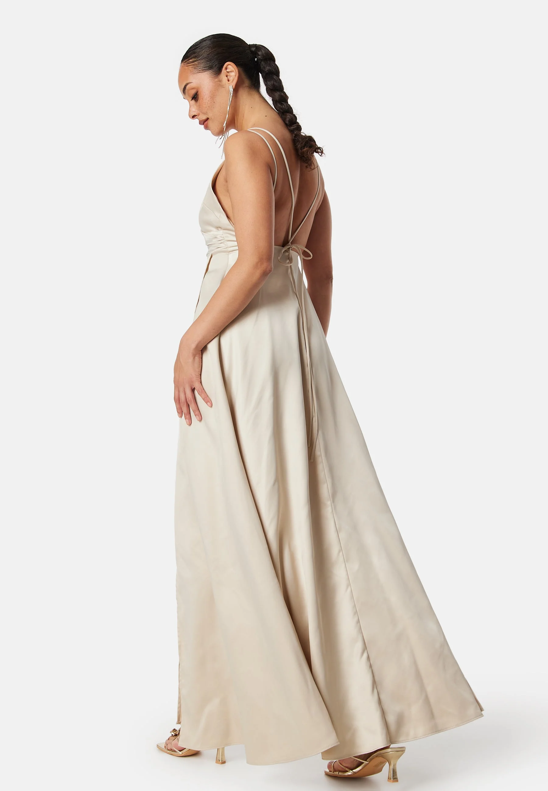 Satin strap Gown - Image 2