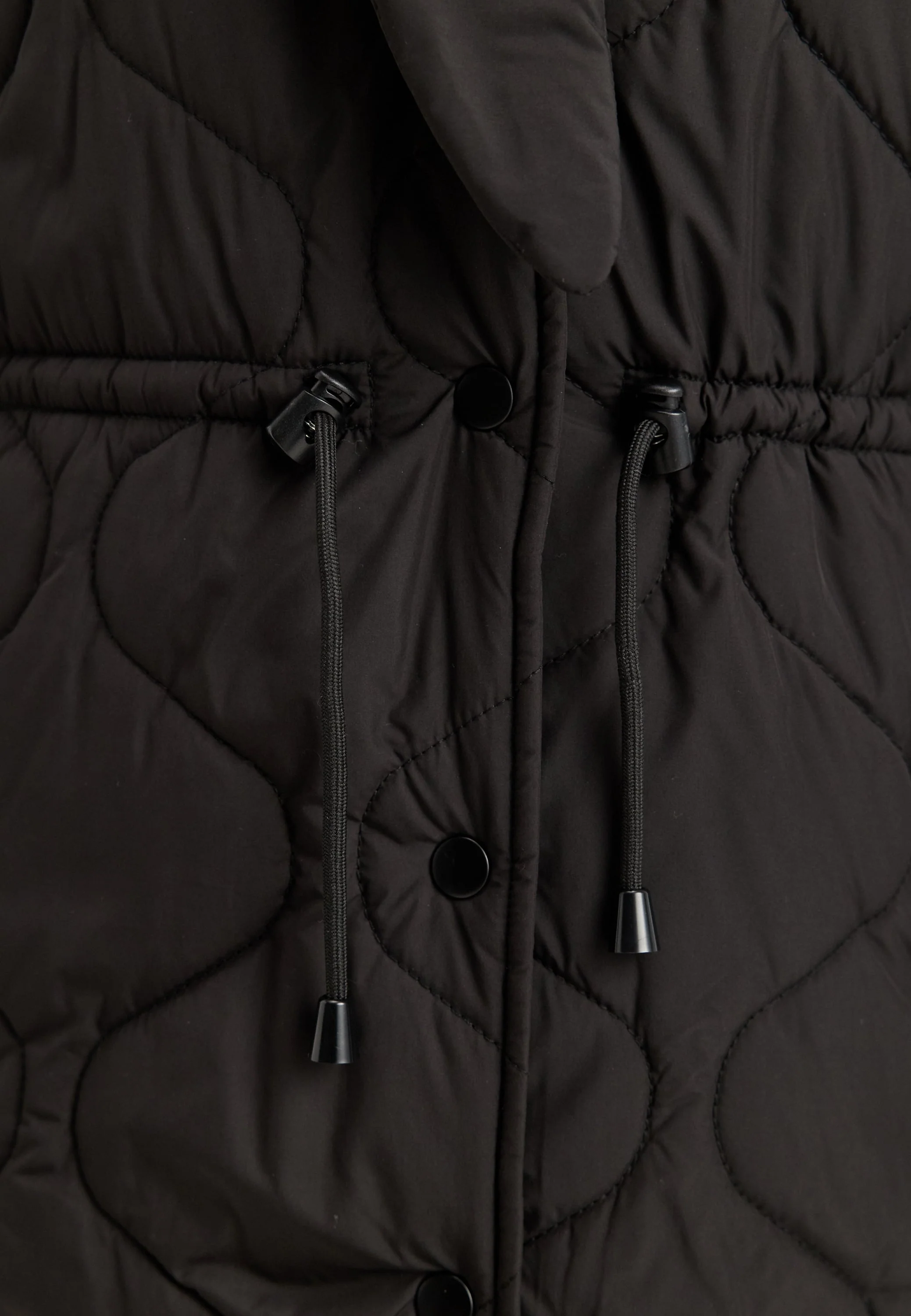 Scarf Quilted Short Jacket - Image 10