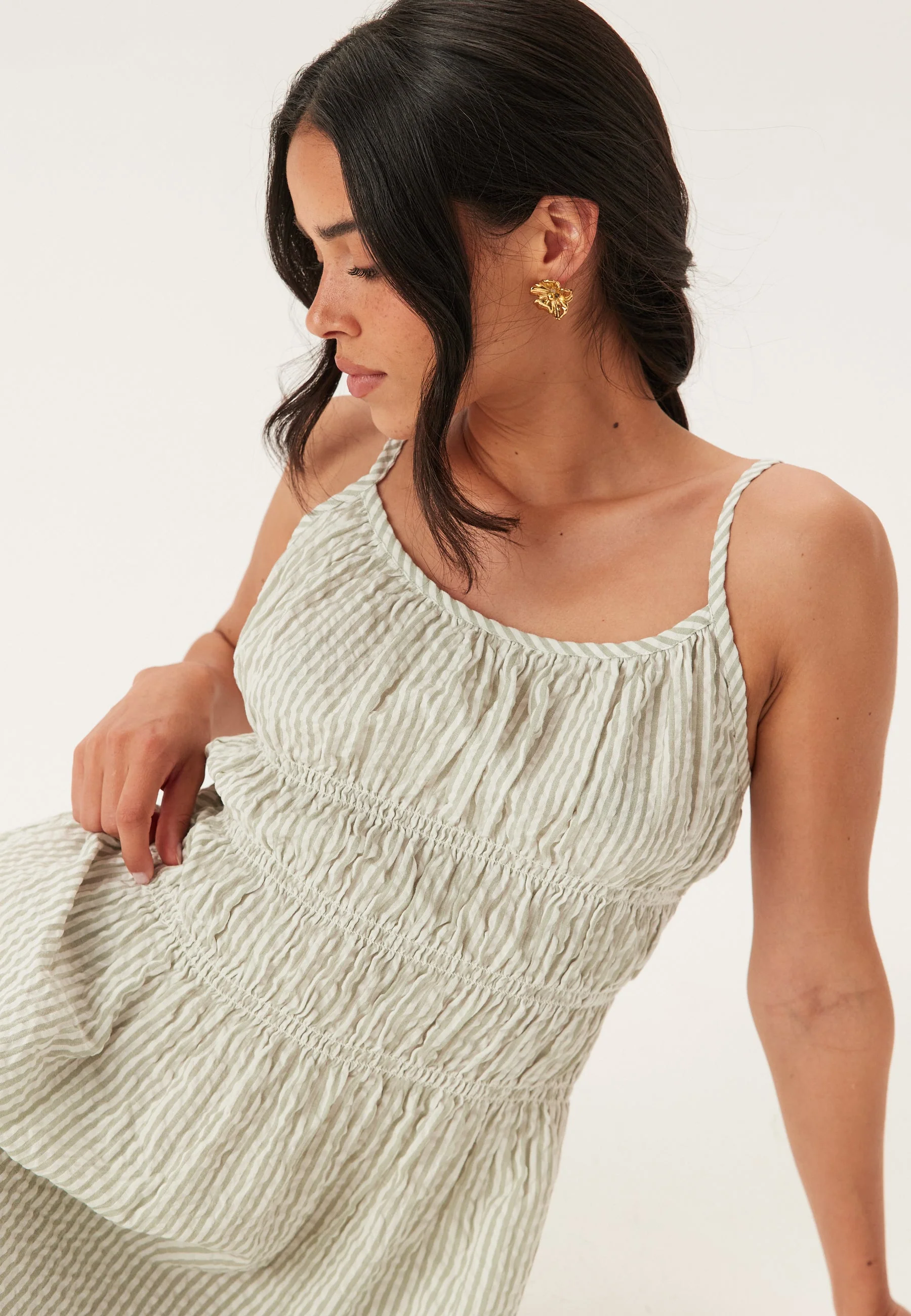 Seersucker Smock Dress - Image 5