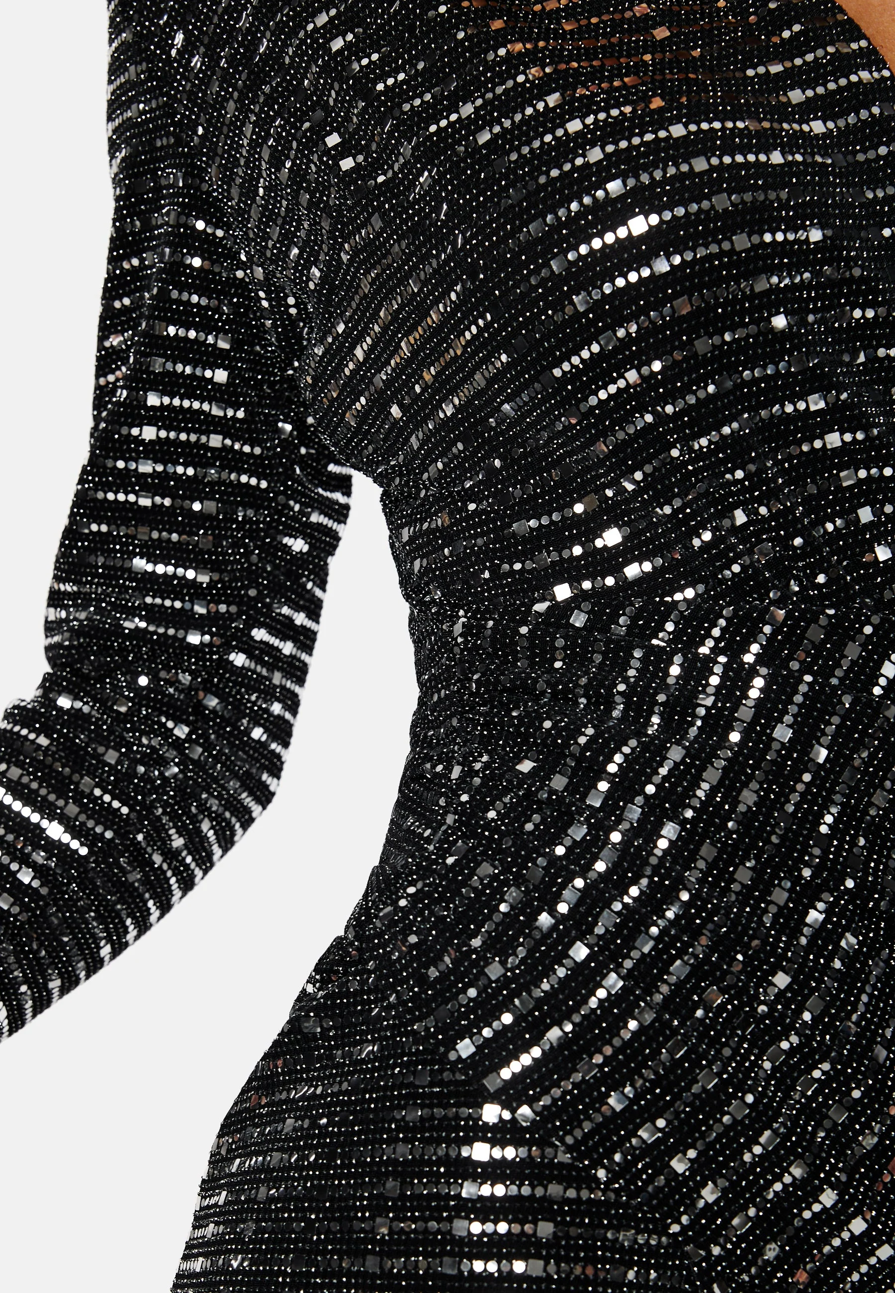 Sequin Rouch Maxi Dress - Image 4