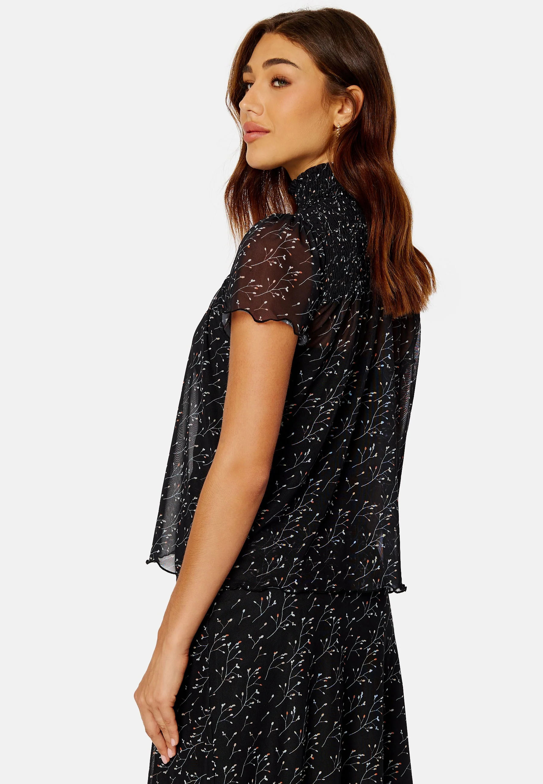 Serina smock mesh top - Image 3
