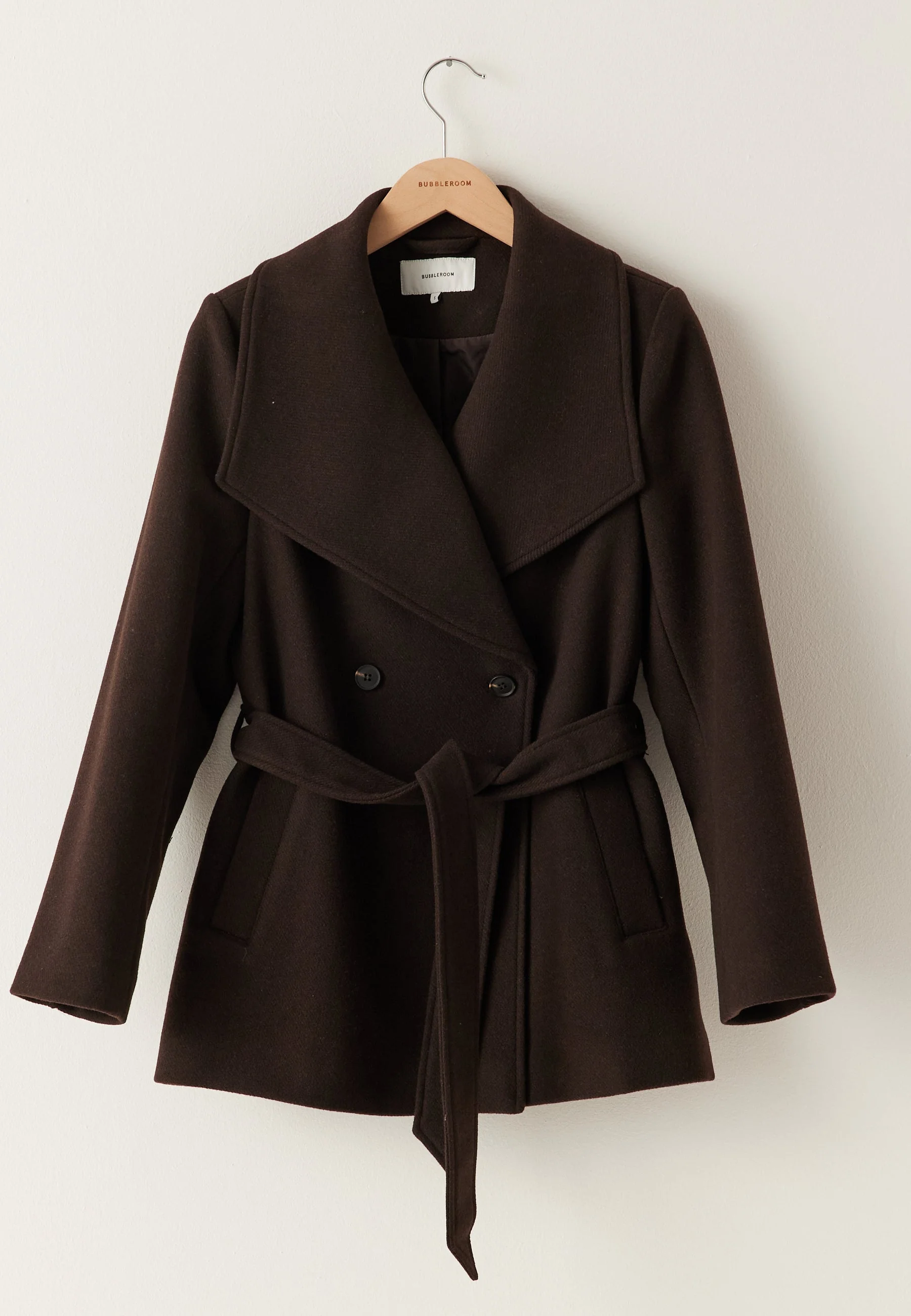Short Wool Blend Coat - Image 9