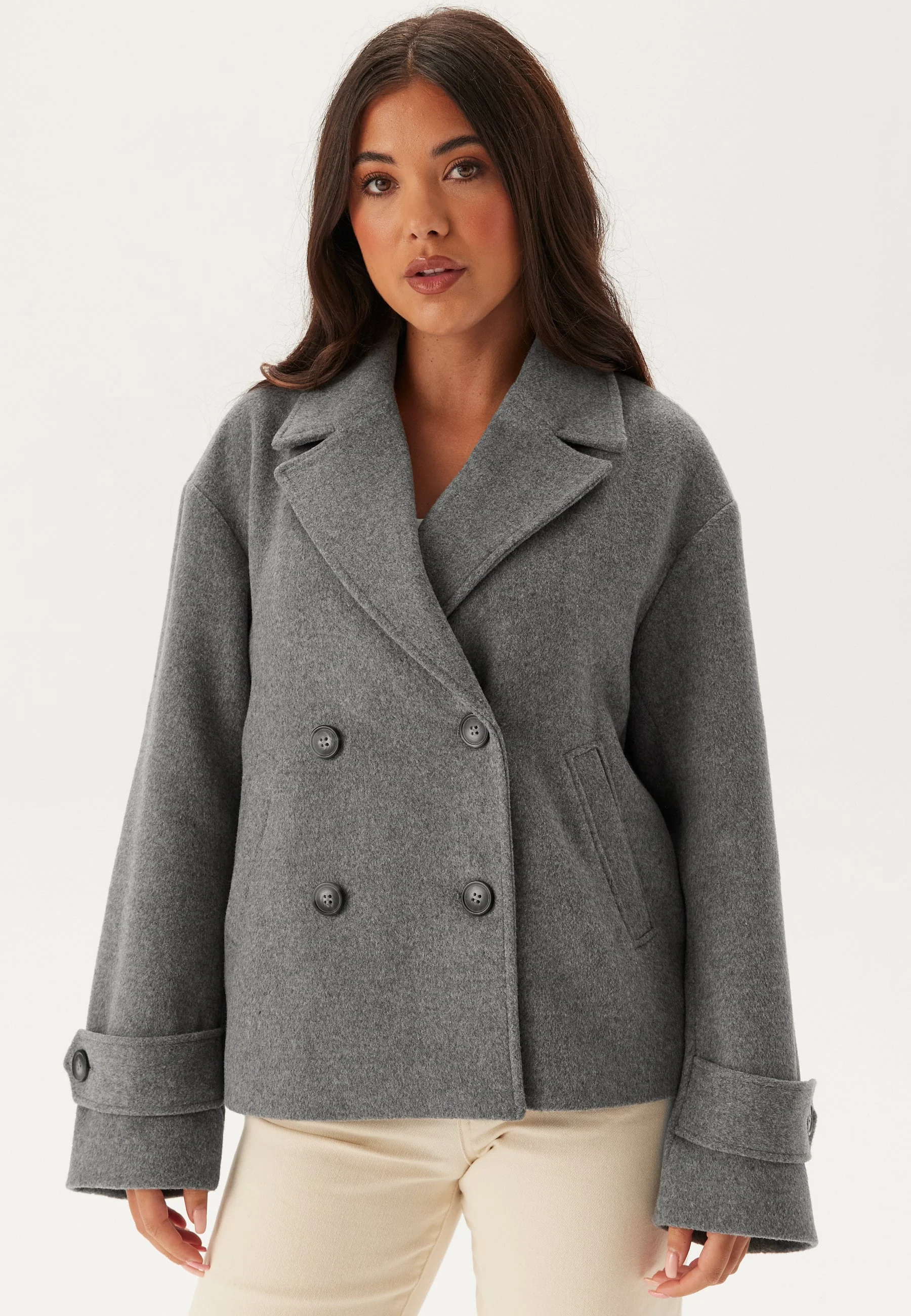 Short Wool Blend Jacket - Image 2