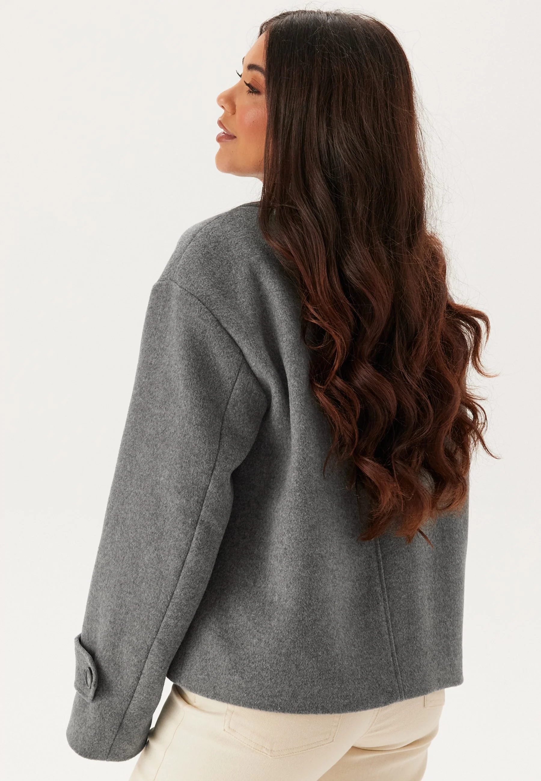 Short Wool Blend Jacket - Image 3