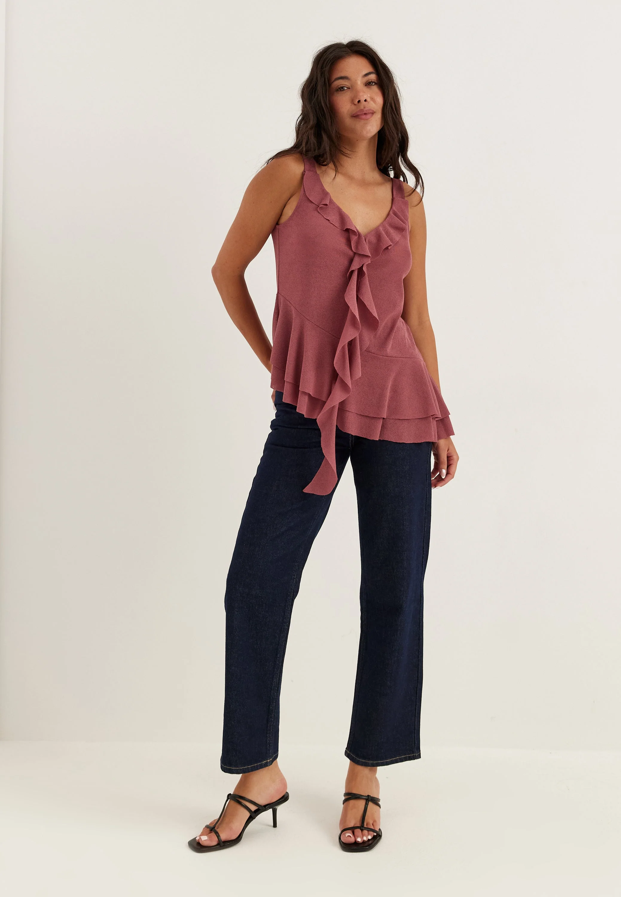 Sleeveless Flounce Top - Image 2