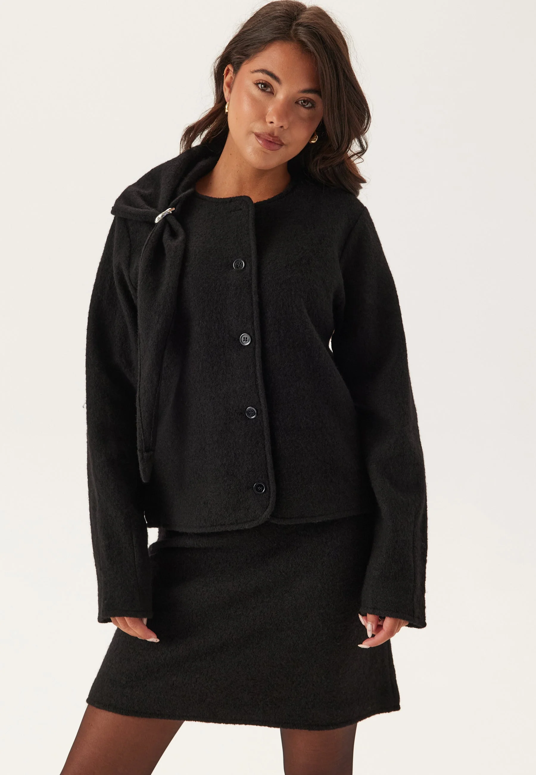 Slfdarla Hw Knit Midi Skirt - Image 8