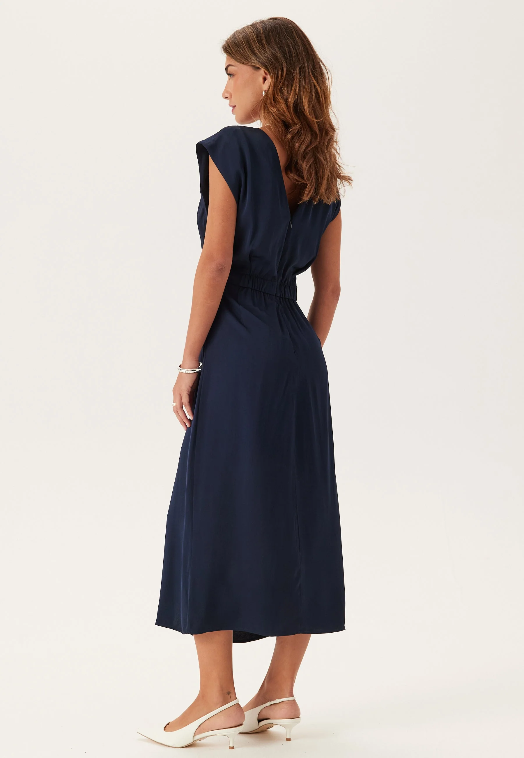Slfleonore Slim Sl Midi Dress - Image 2