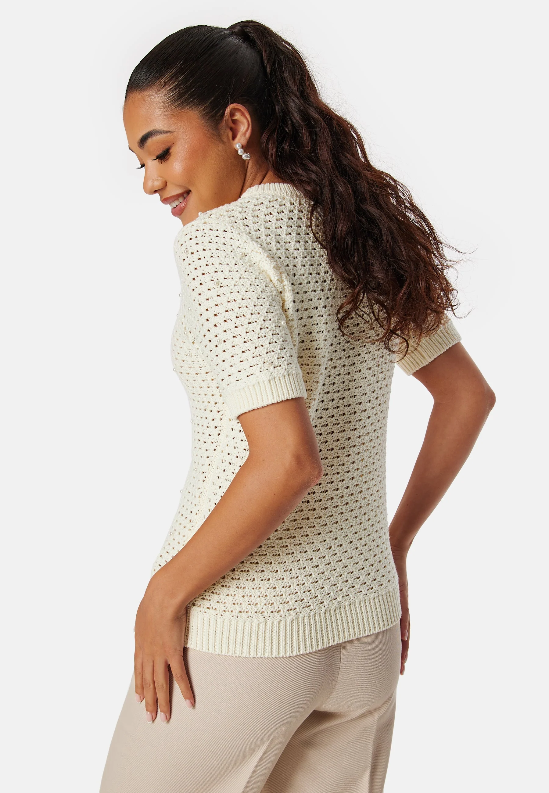 Slfpenny SS Knit Top - Image 2