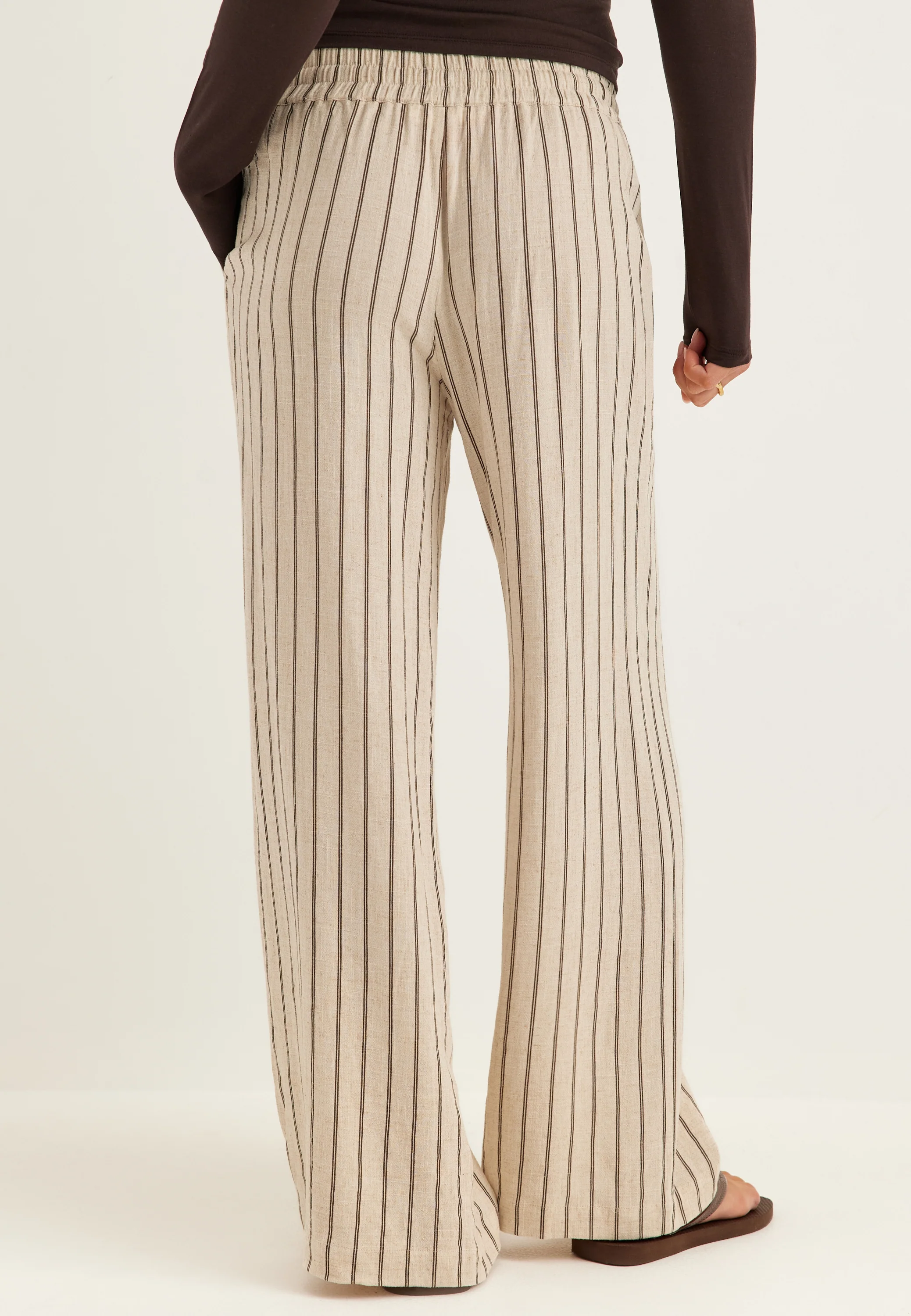Slfviva-gulia Hw Striped Sun Pant - Image 3