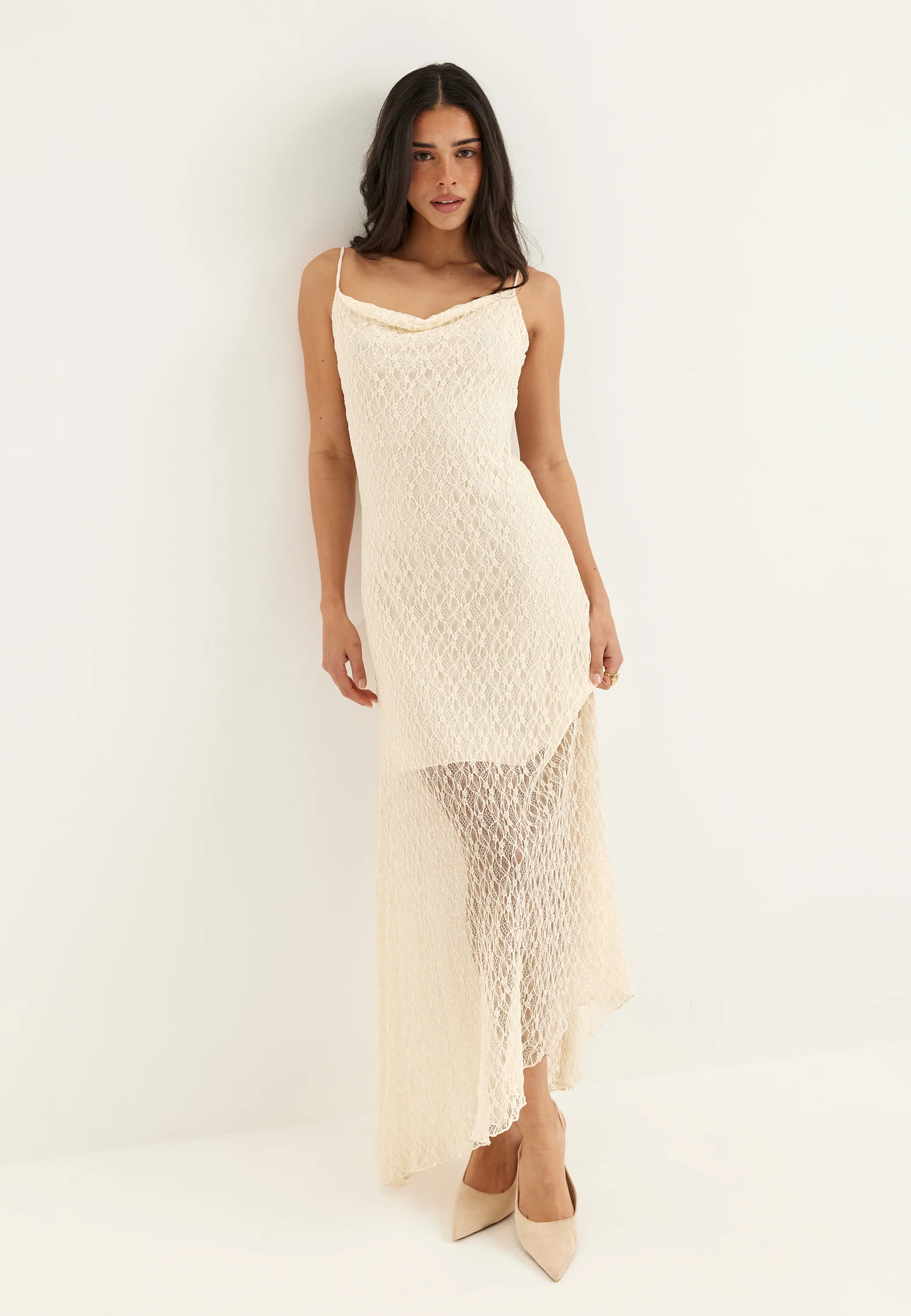 Slip Lace Ankle Dress - Image 2