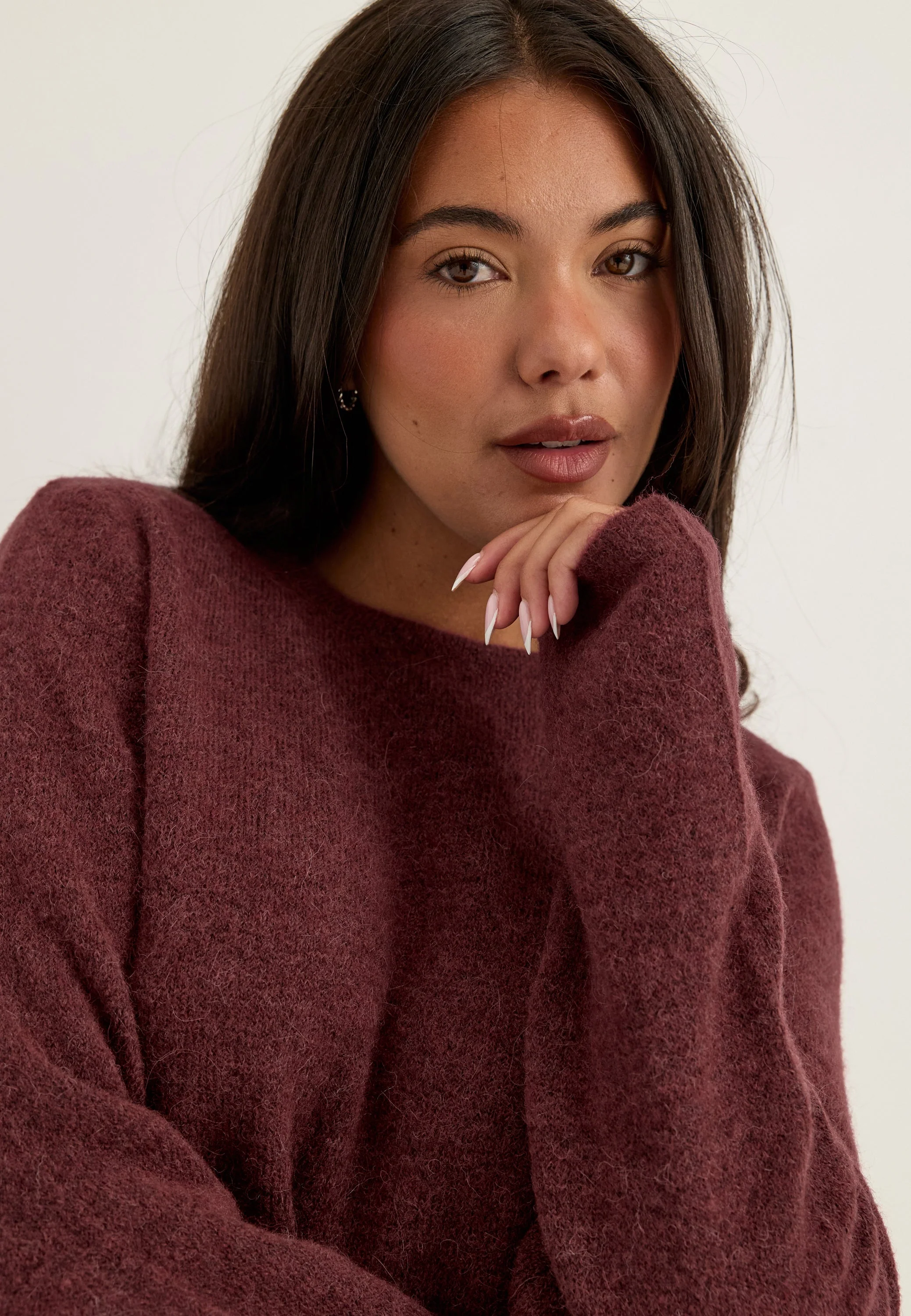 Slwlulu New Ls Knit O-neck - Image 3