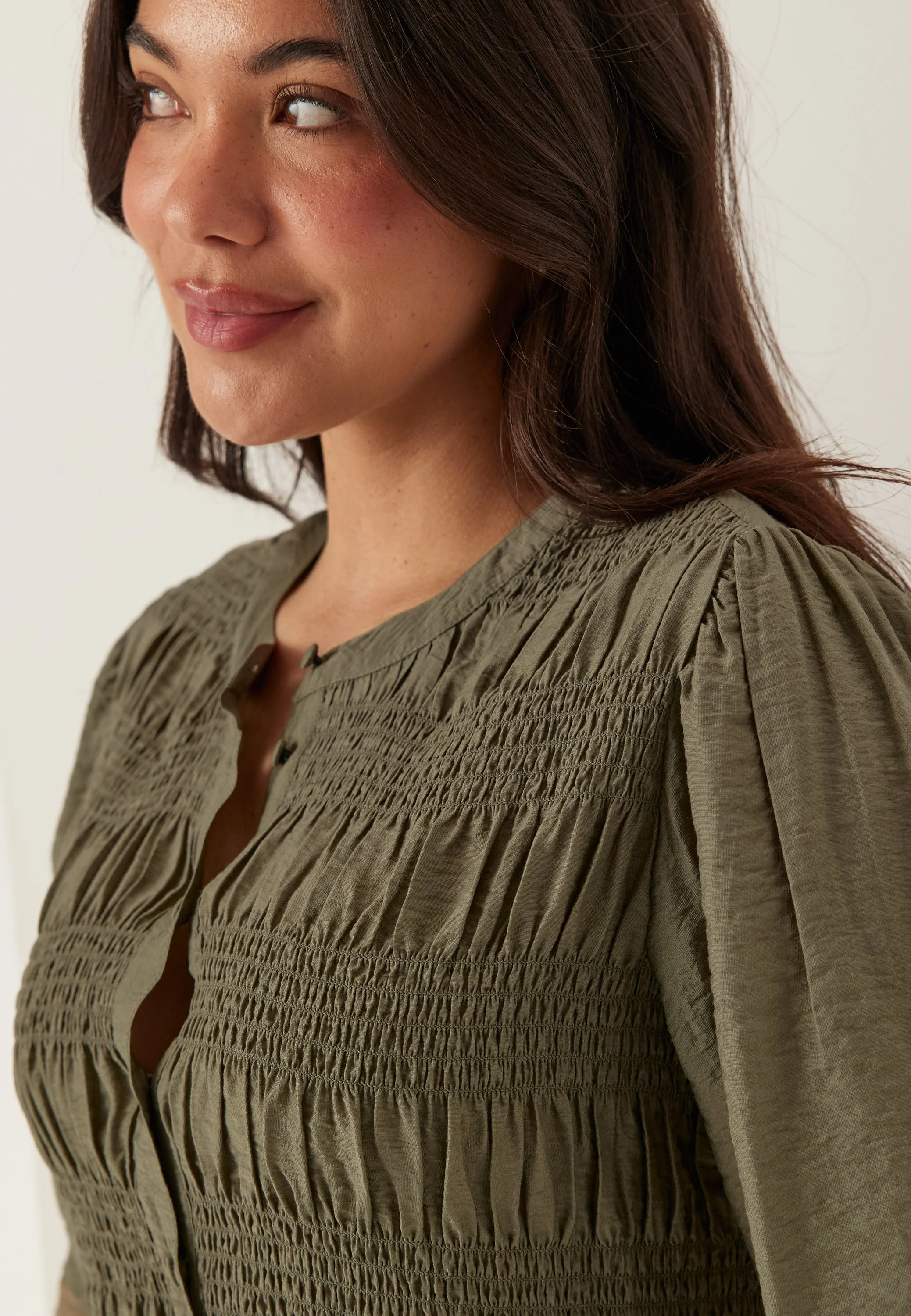 Smock Midi Dress - Image 3