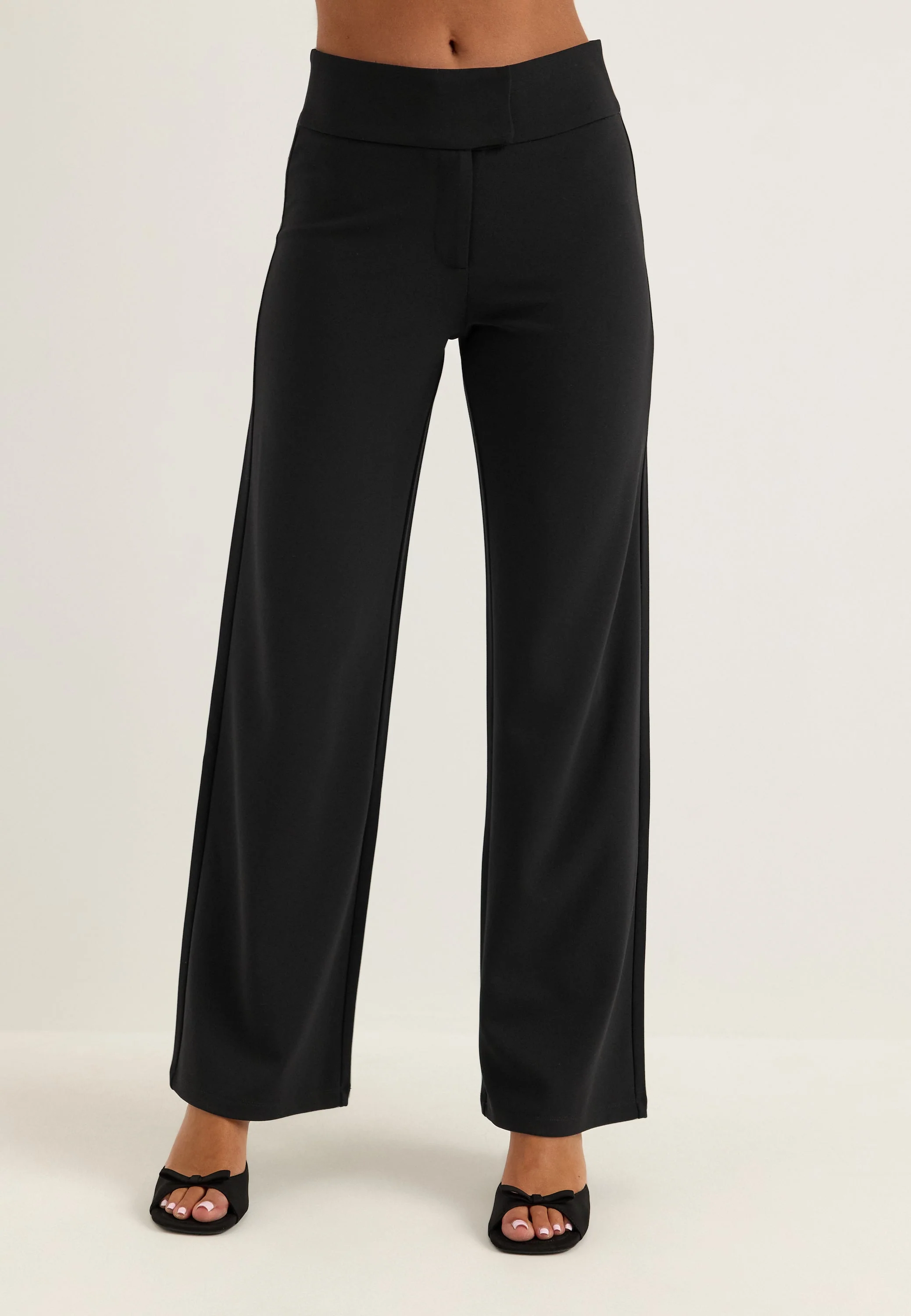 Soft Suit Wide Trousers - Image 5