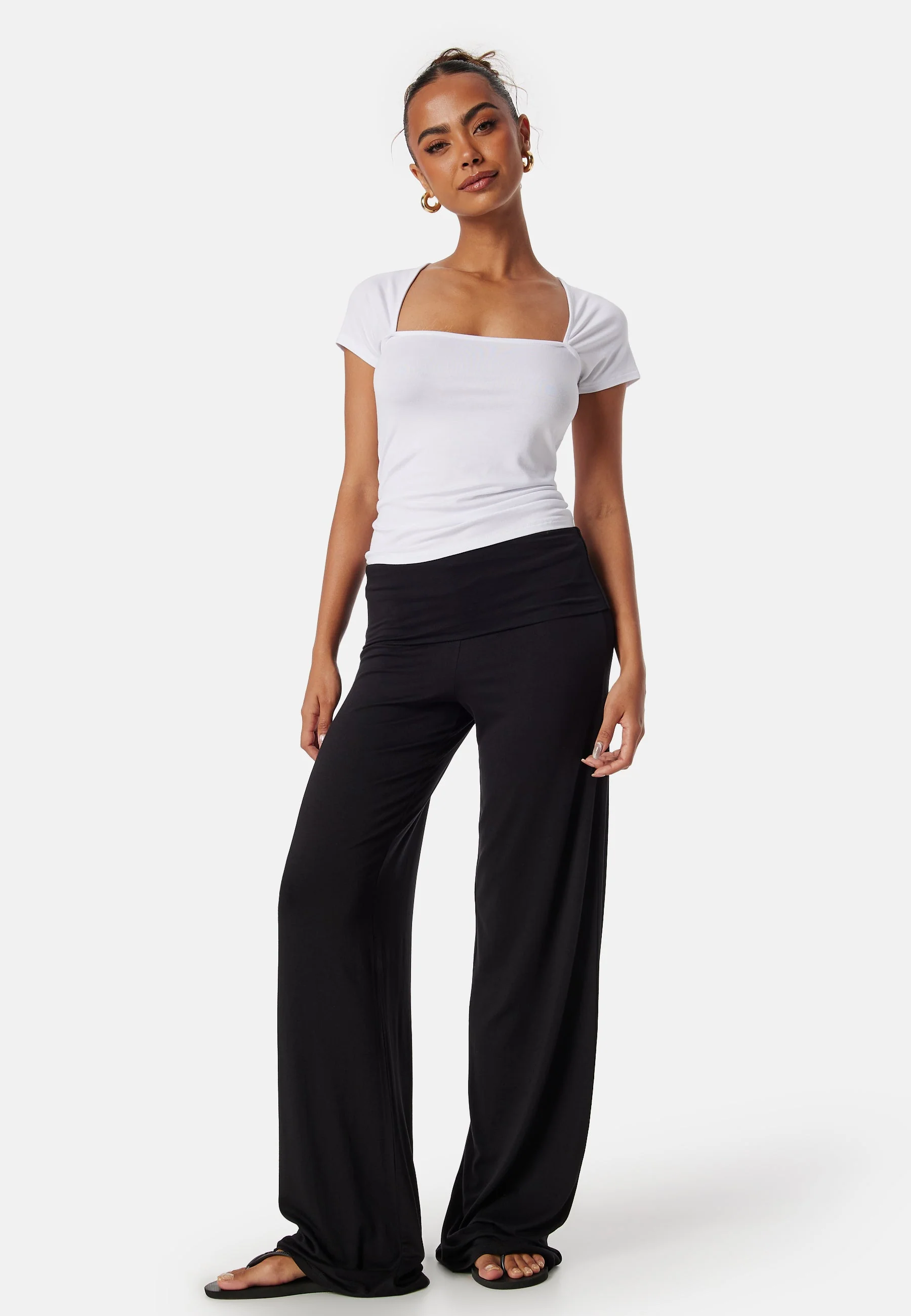 Square Neck Short Sleeve Top - Image 3