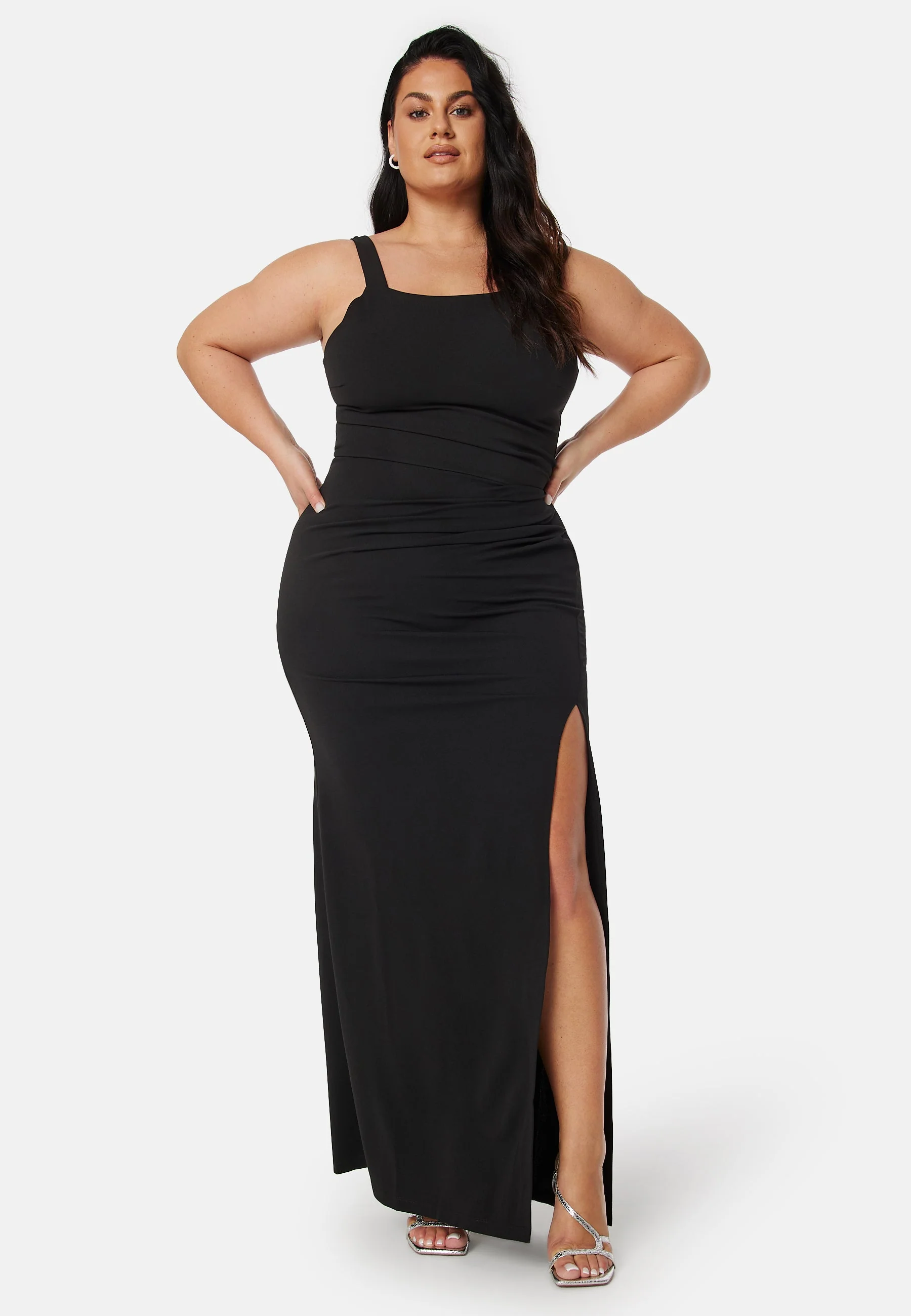Square neck slit maxi dress - Image 7