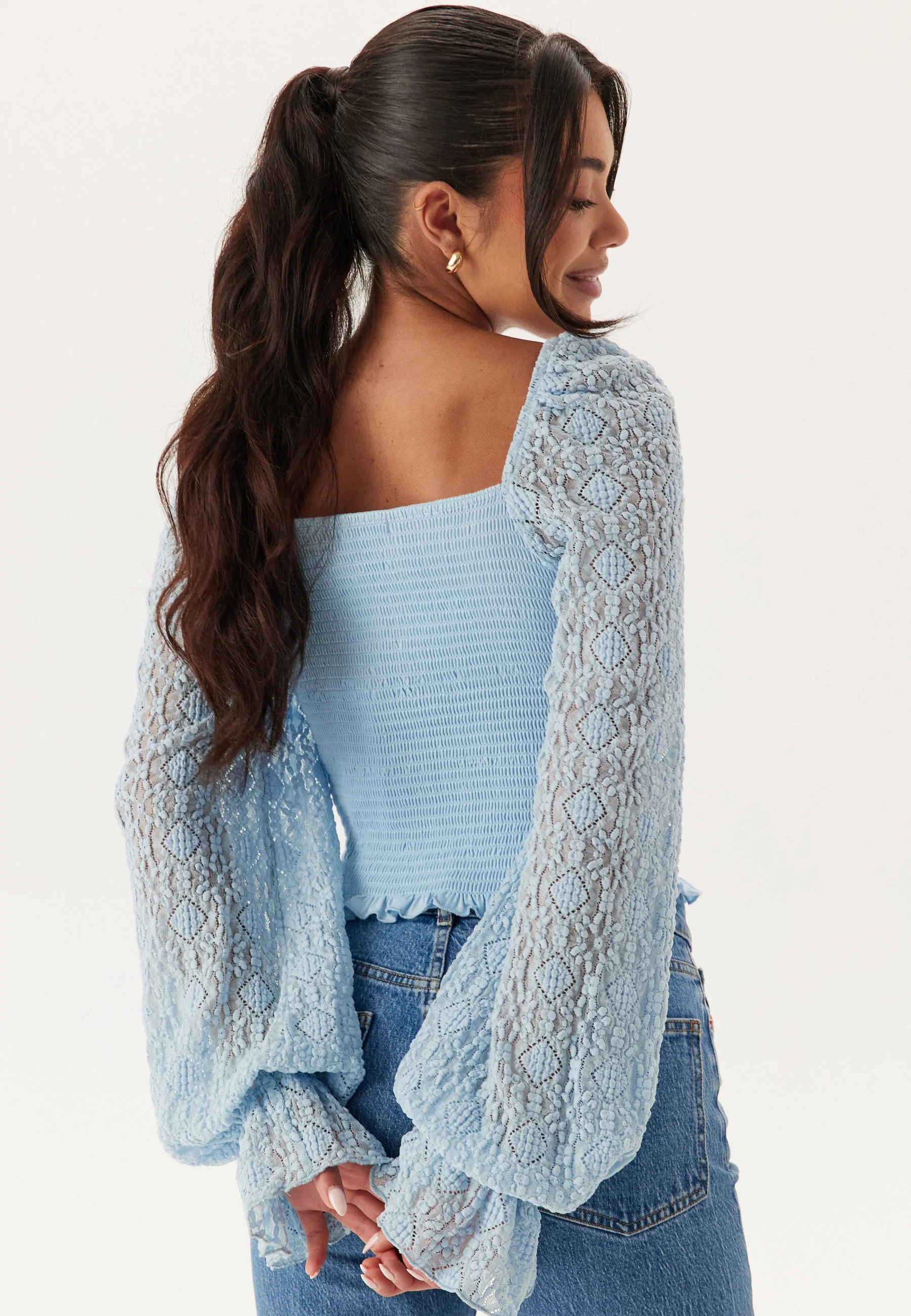 Square Neck Smock Top - Image 2