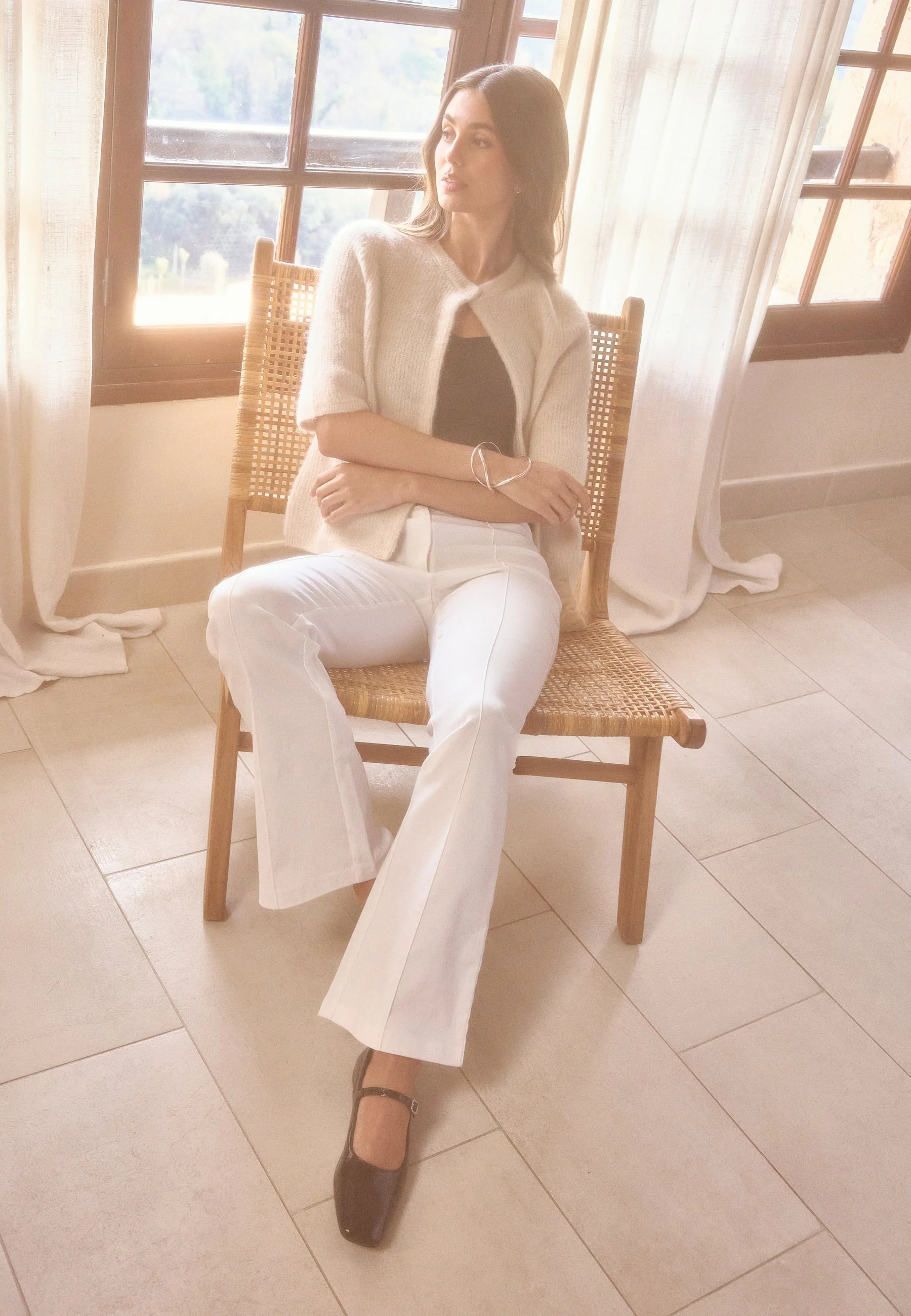 Stretchy Back Pocket Trousers - Image 2