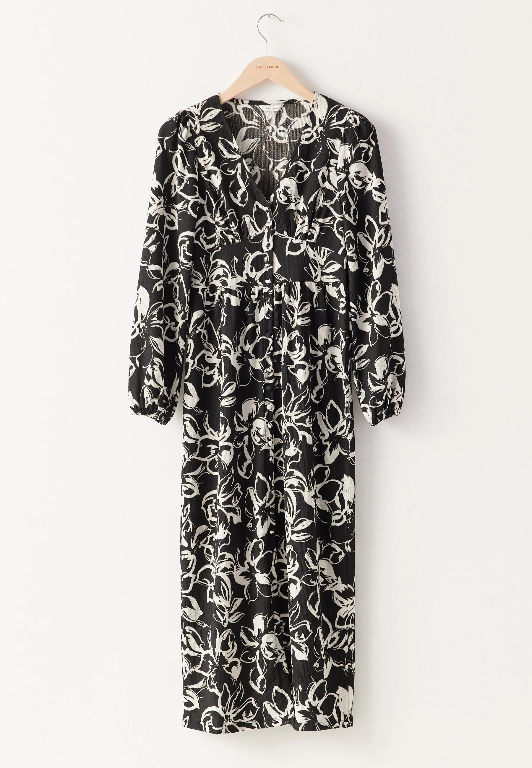 Structure Button Midi Dress - Image 8