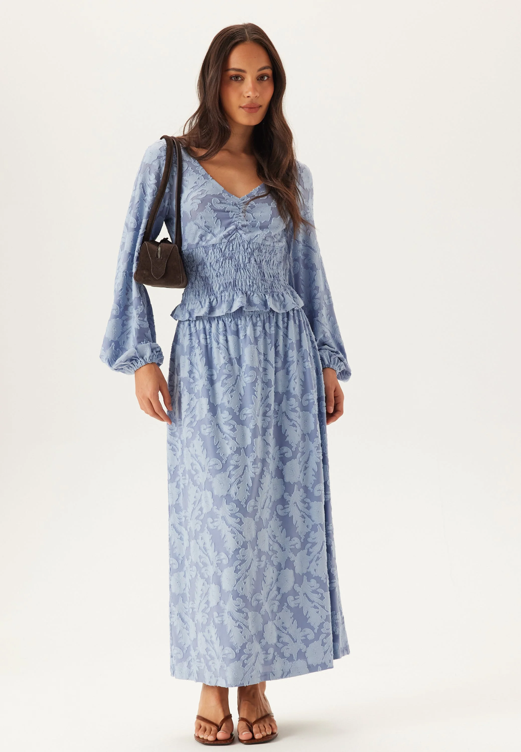 Structure Floral Maxi Skirt
