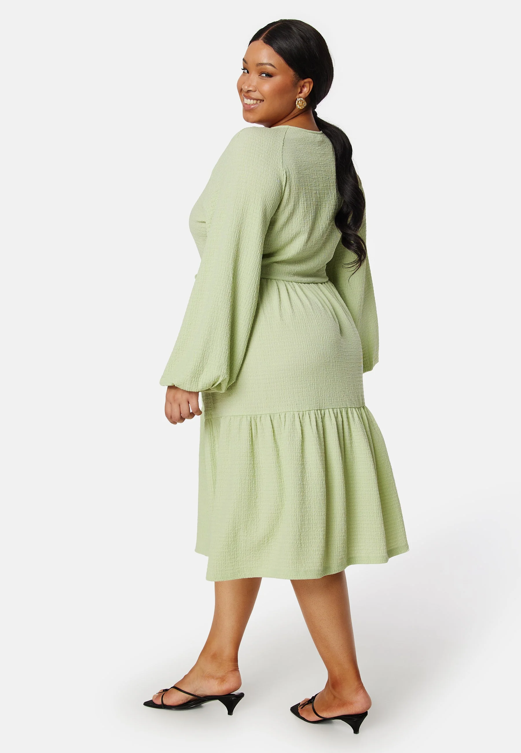 Structure Wrap Dress - Image 7