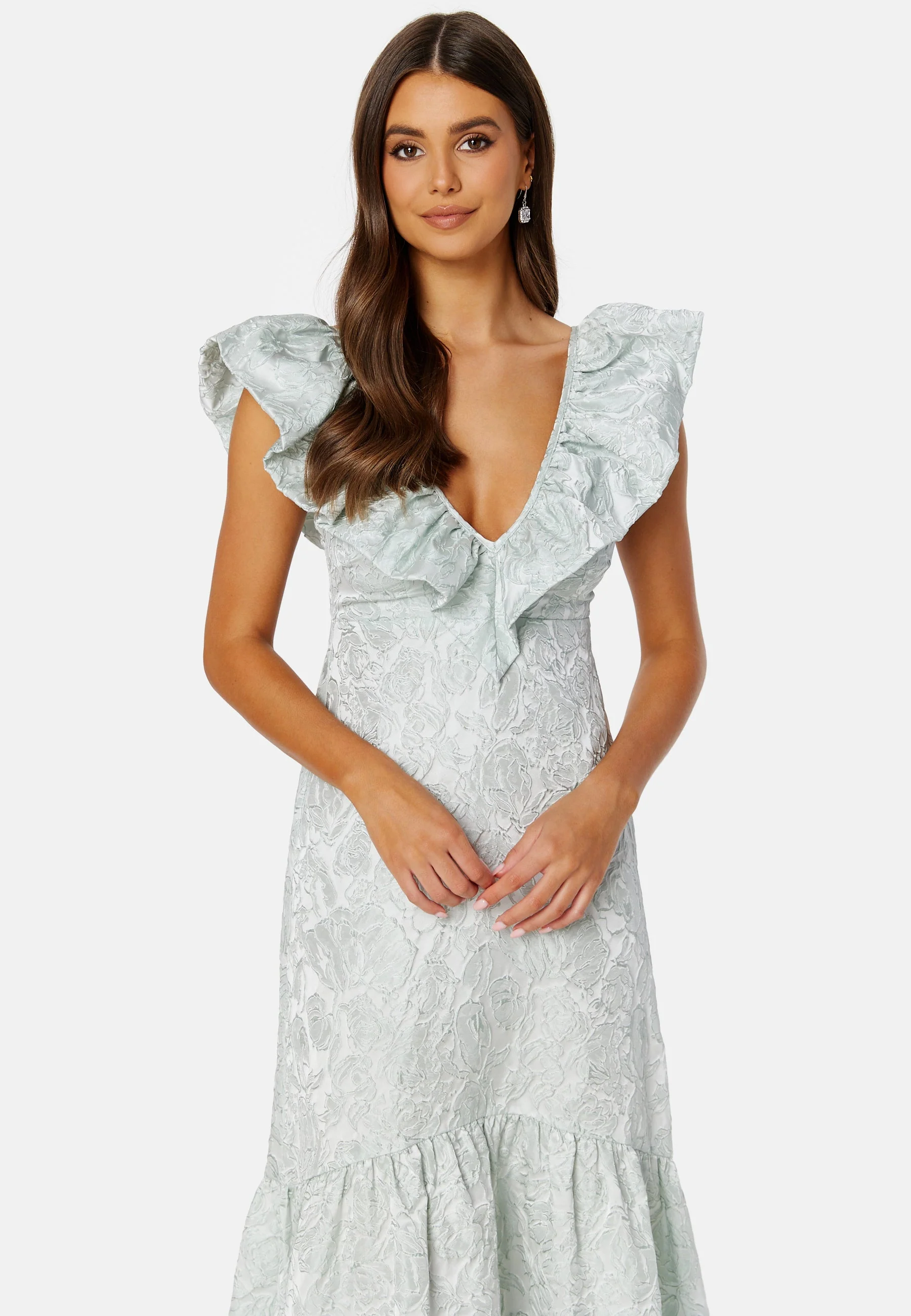 Summer Luxe Flounce Midi Dress - Image 4