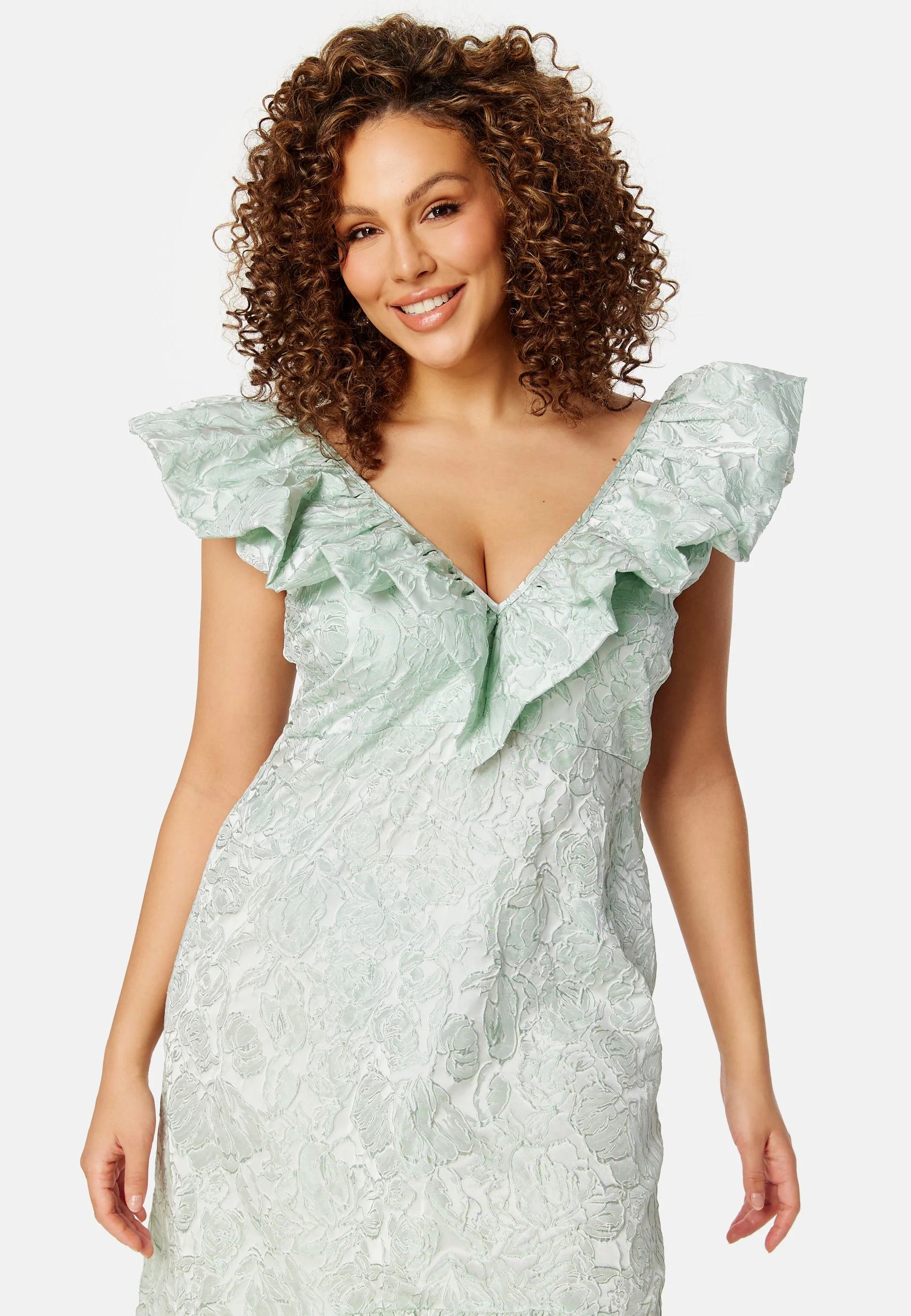 Summer Luxe Flounce Midi Dress - Image 9