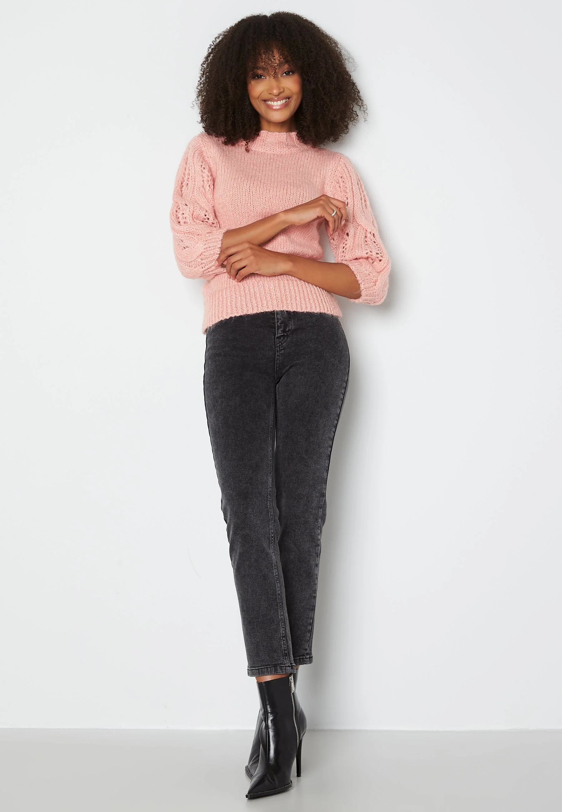 Sussie Wool 3/4 Highneck Pullover - Image 2