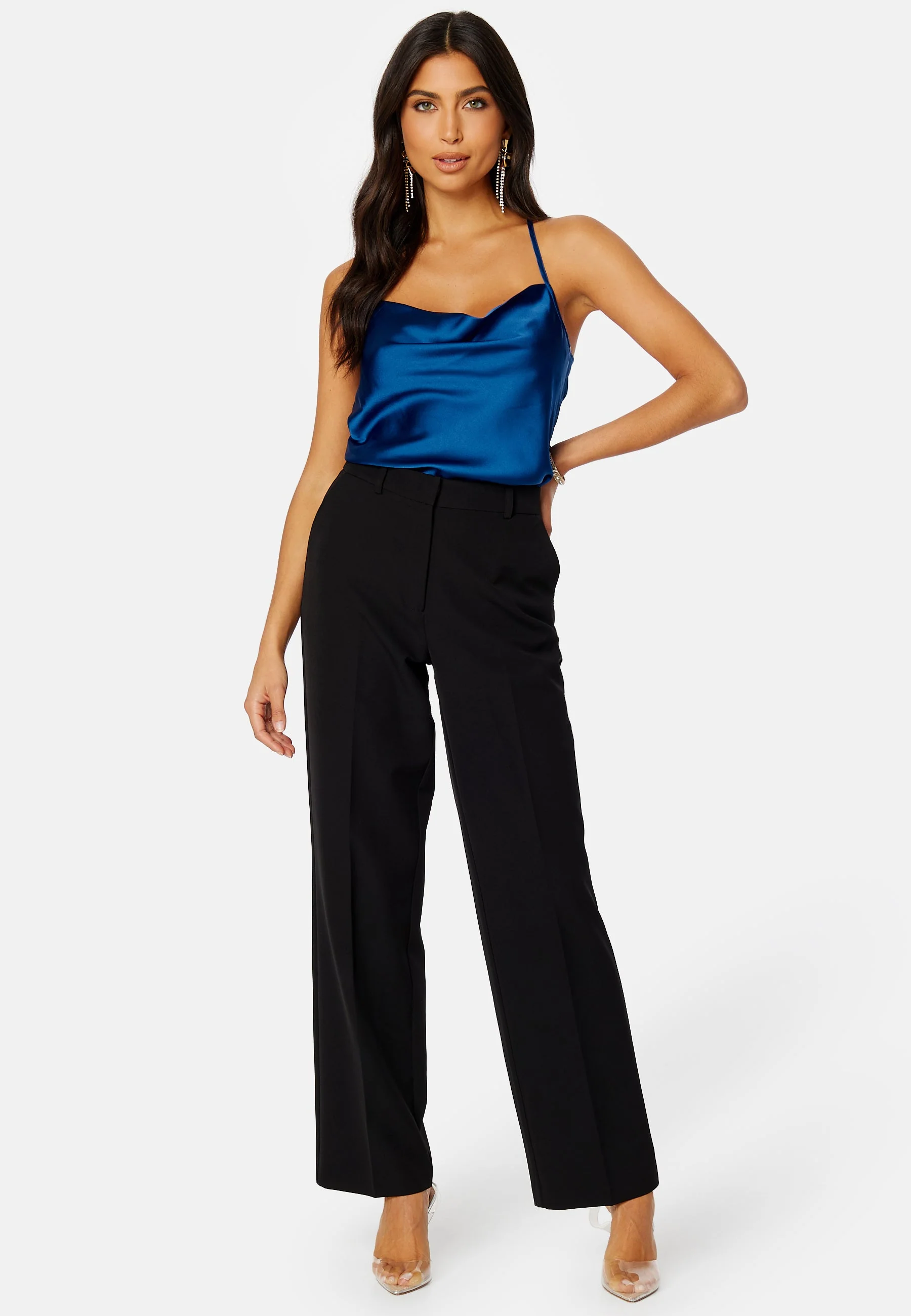 Tara drapy satin top - Image 2
