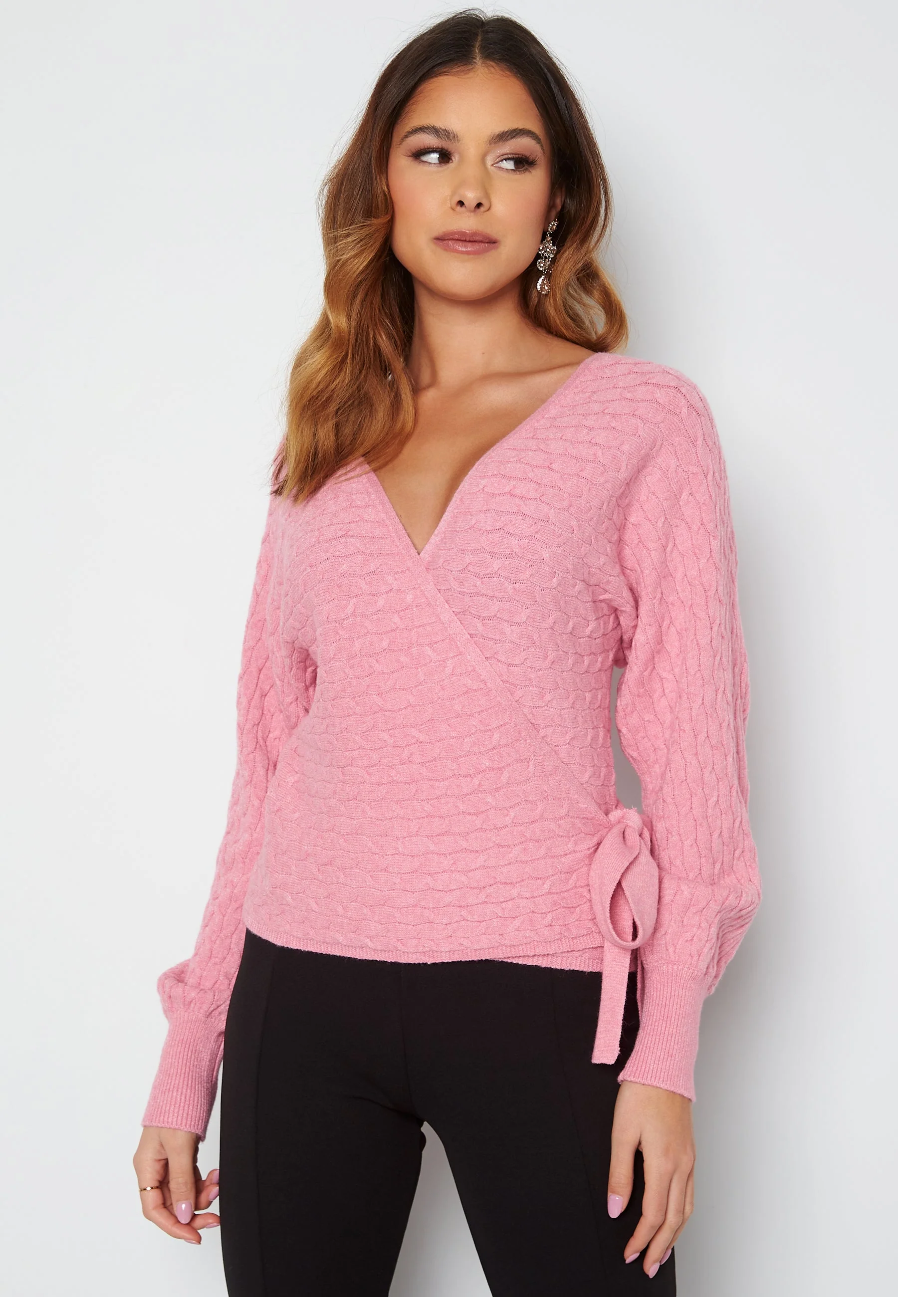 Thessa L/S Wrap Pullover