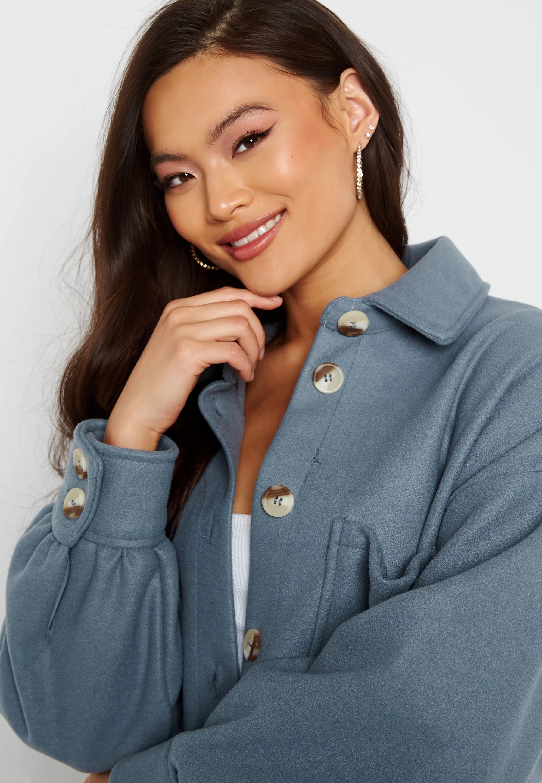 Trillion L/S Oversize Shacket - Image 5