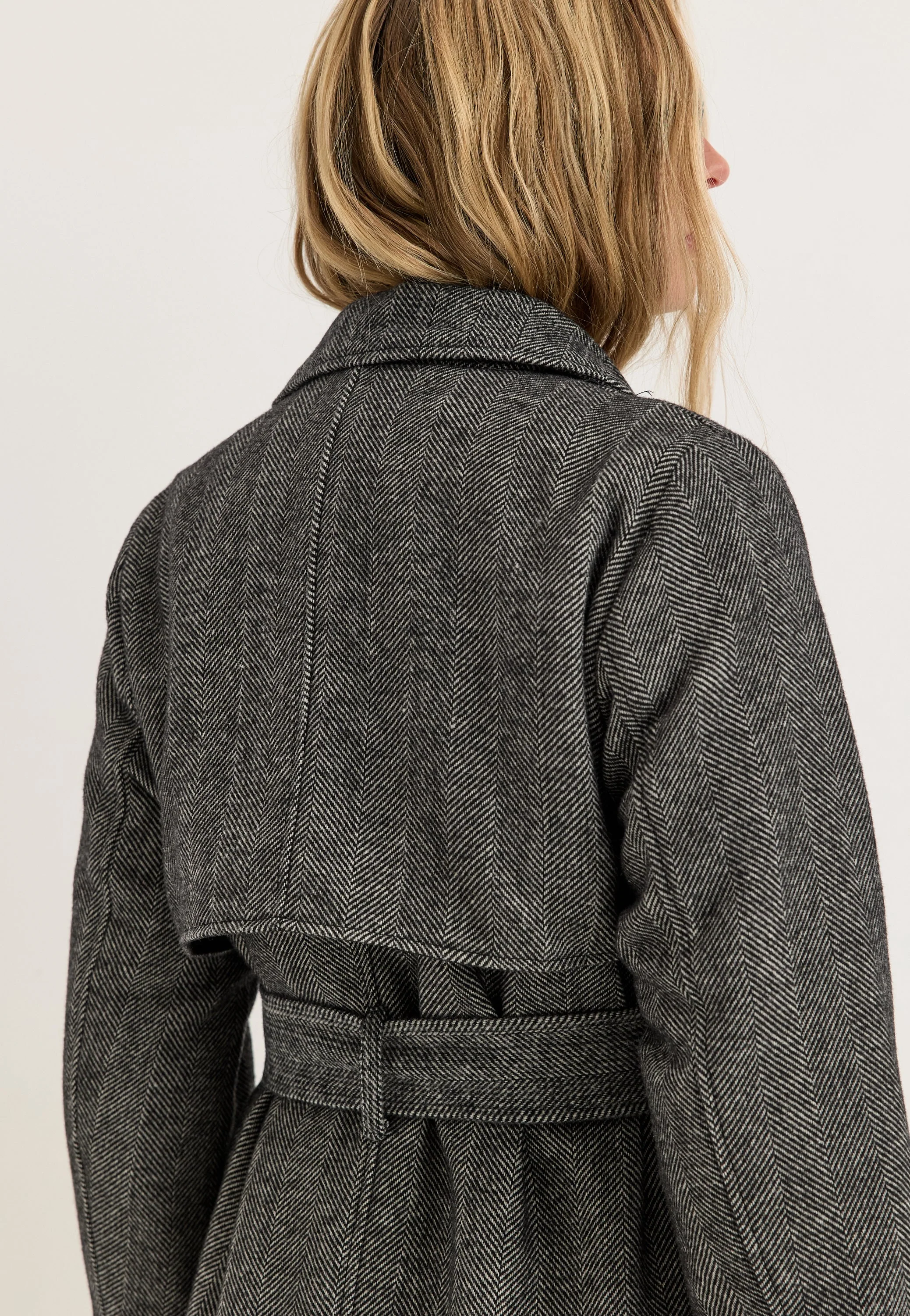 Tweed Trench Coat - Image 6