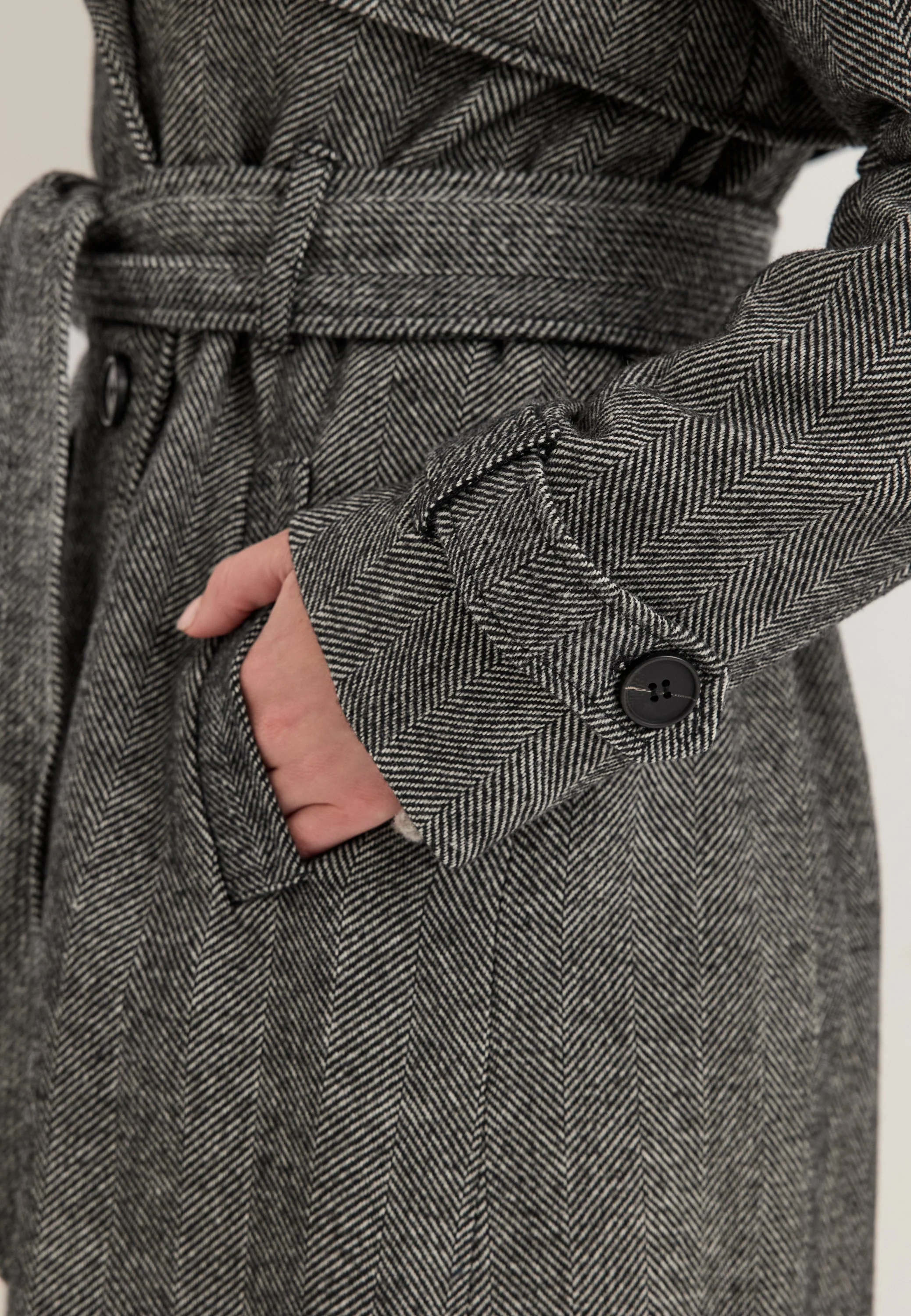 Tweed Trench Coat - Image 7