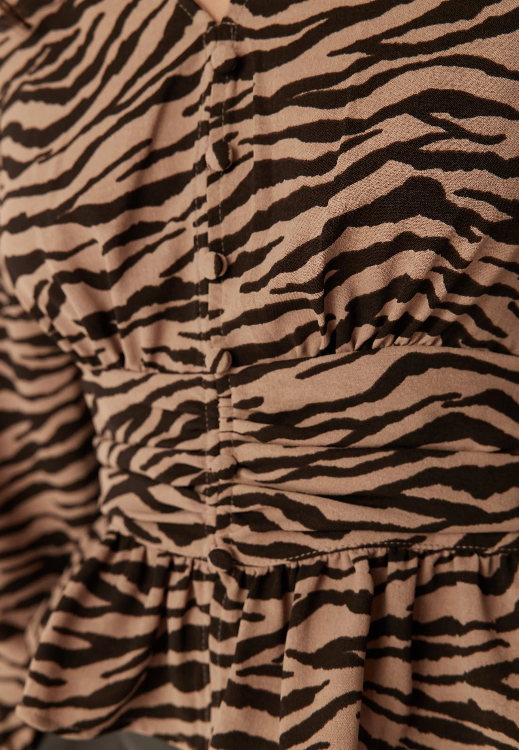 V-neck Button Blouse - Image 4