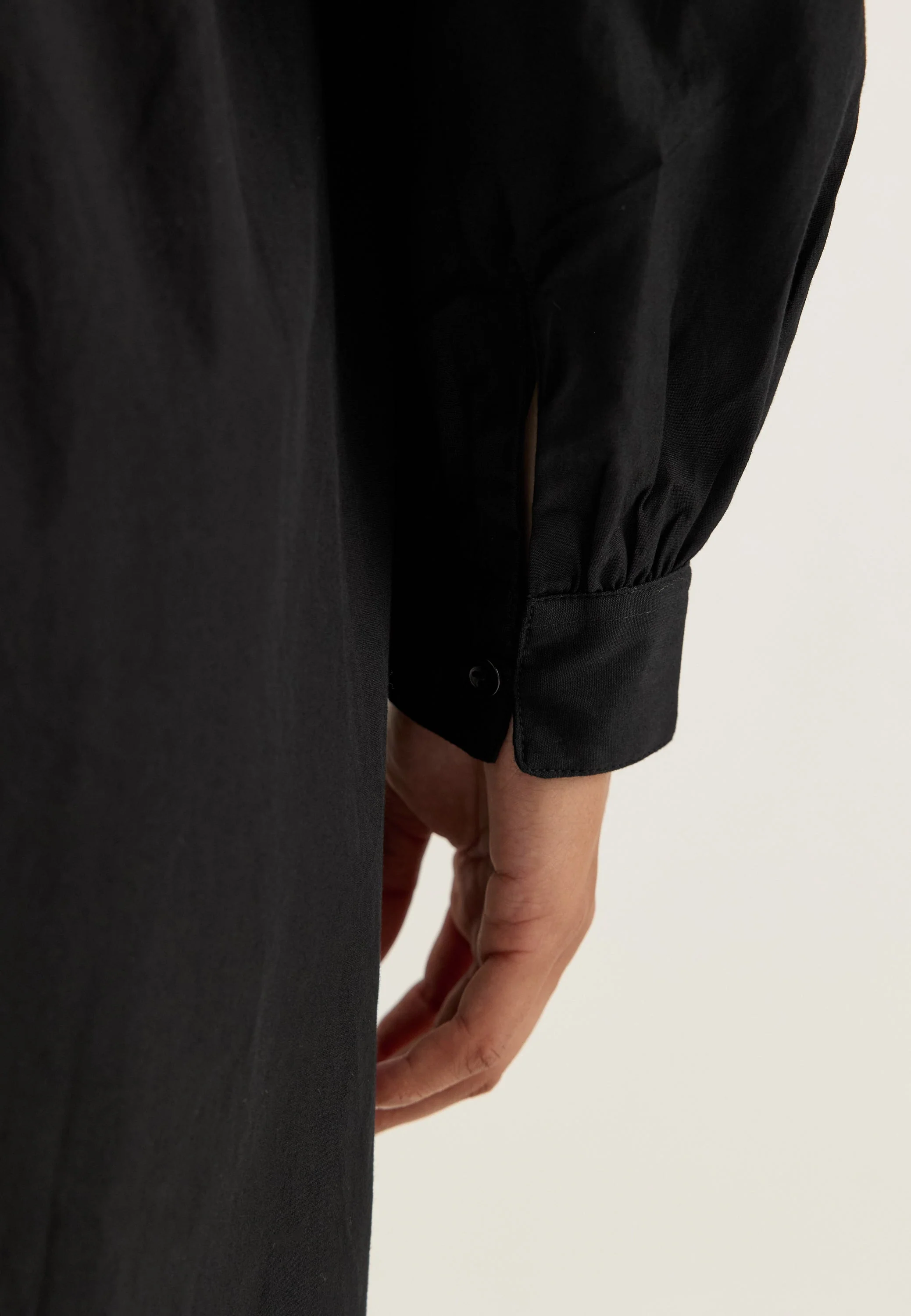 V-neck Cotton Smock Dress - Image 5