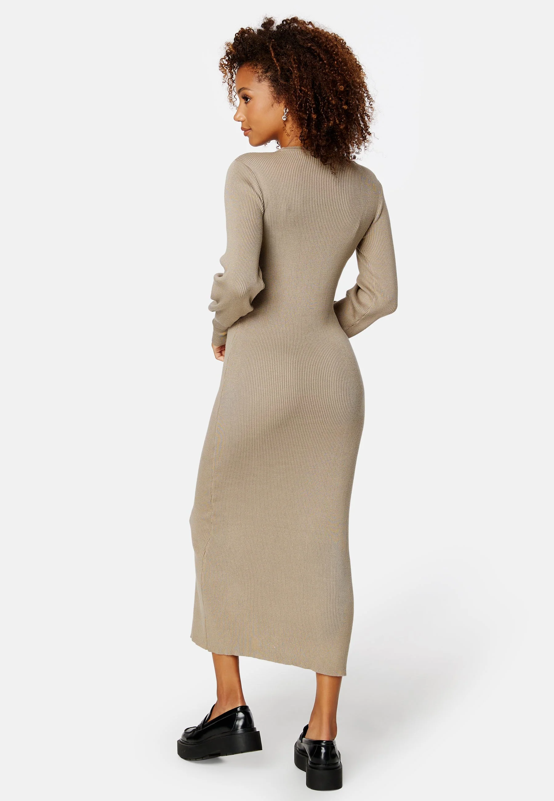 Valor LS O-Neck 7/8 Knit Dress - Image 2