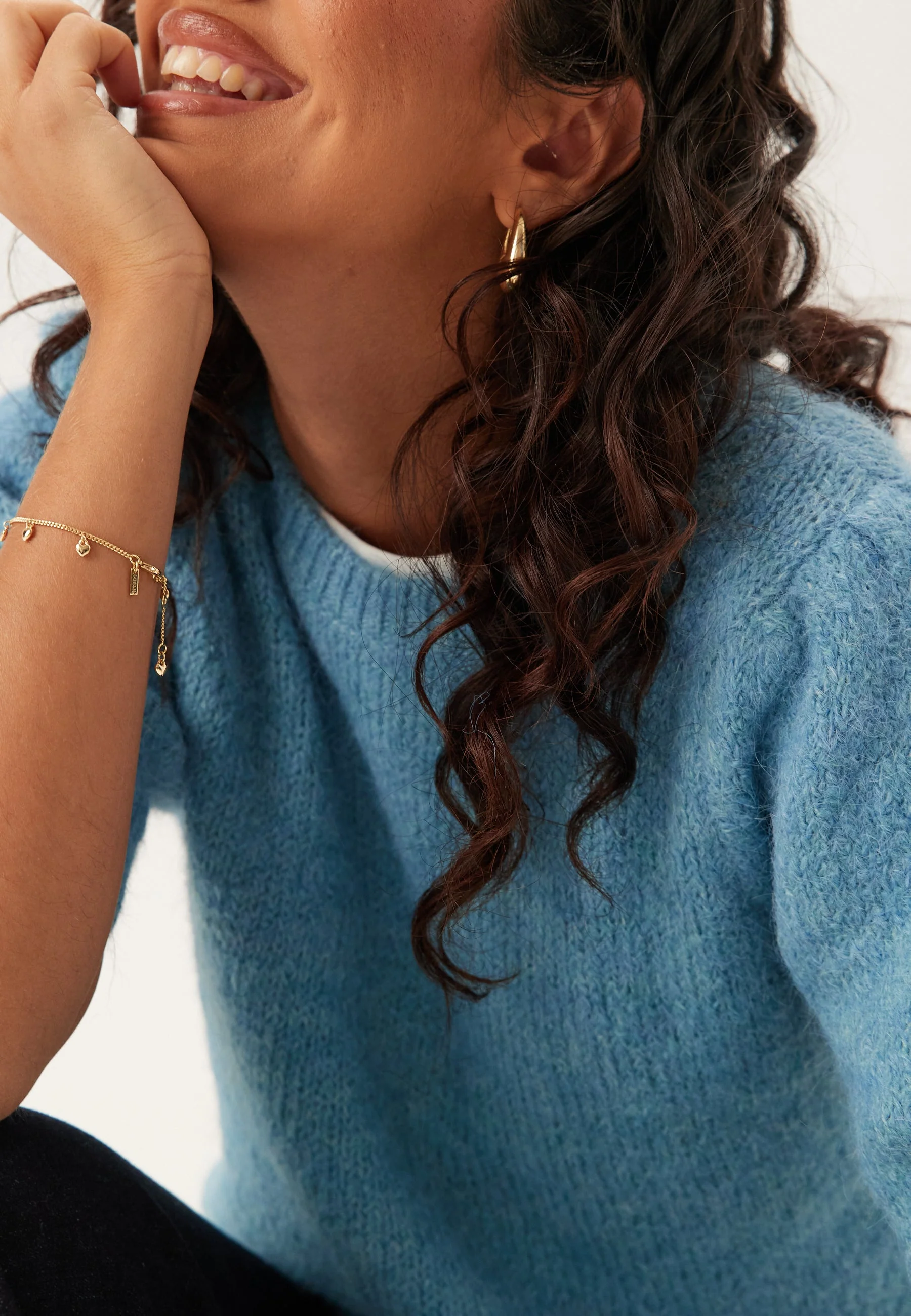 Vibows O-neck 3/4 KNIT TOP KNI - Image 5