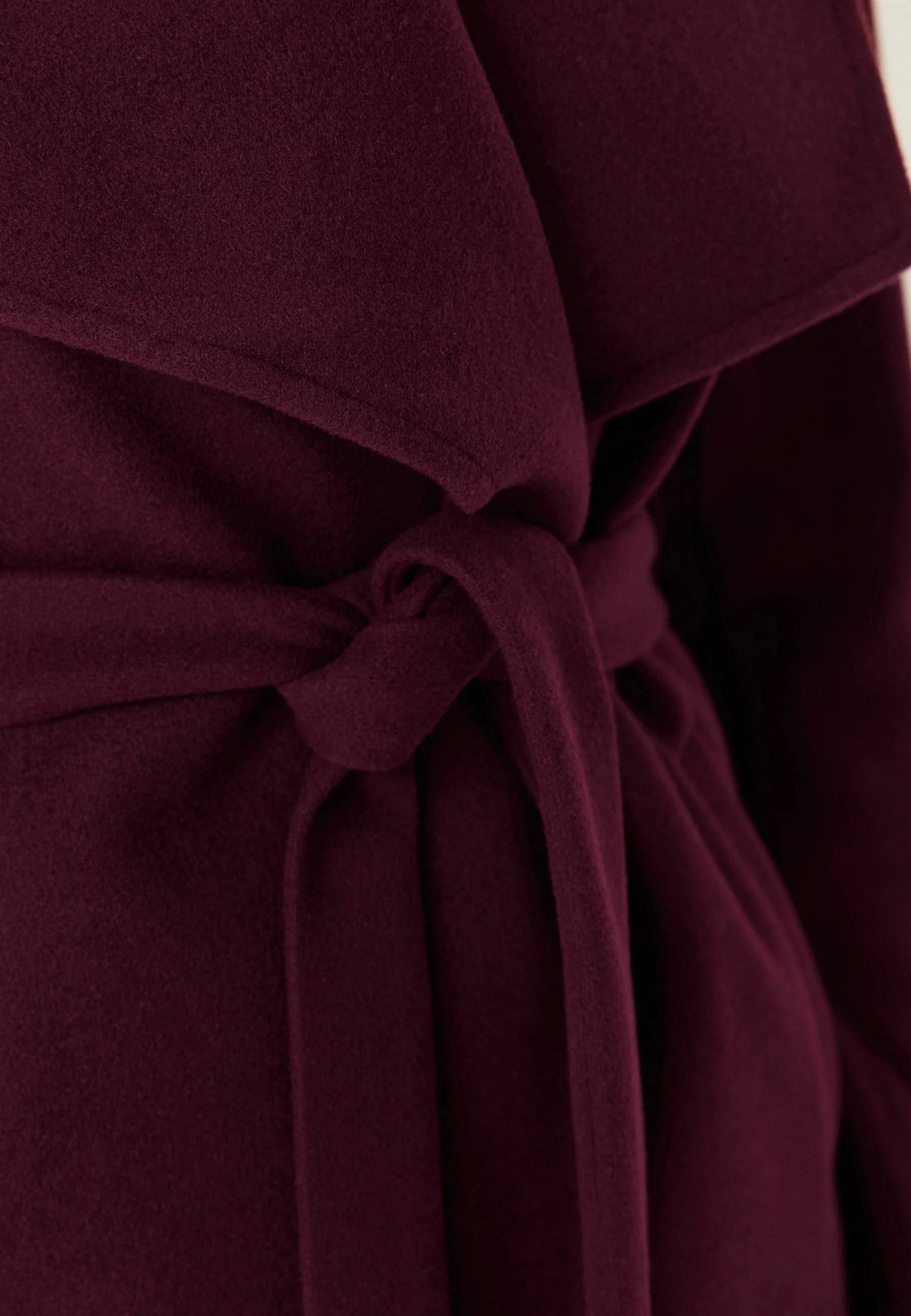 Vicooley Collar Belt Coat - Image 4
