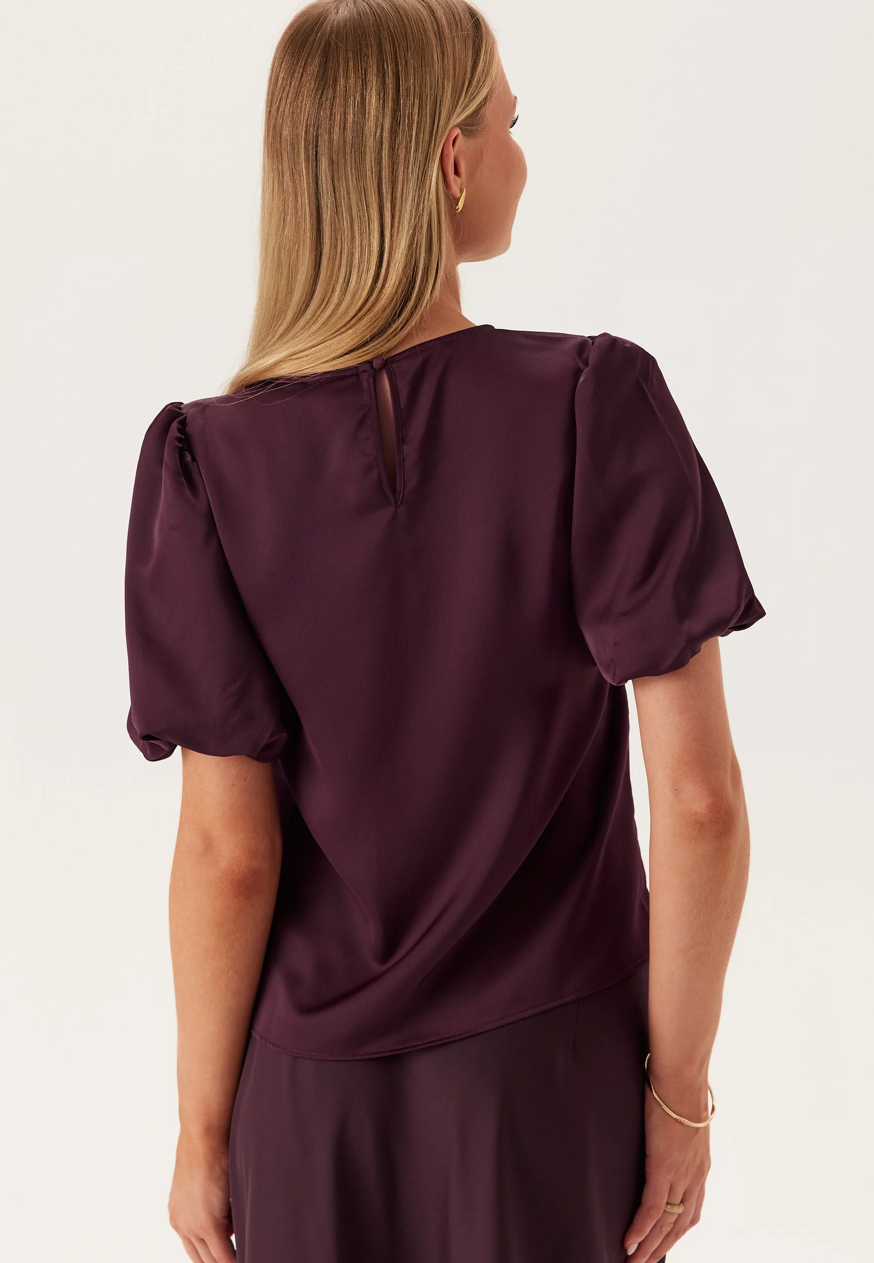 Viellette 2/4 SATIN PUFF TOP - Image 2