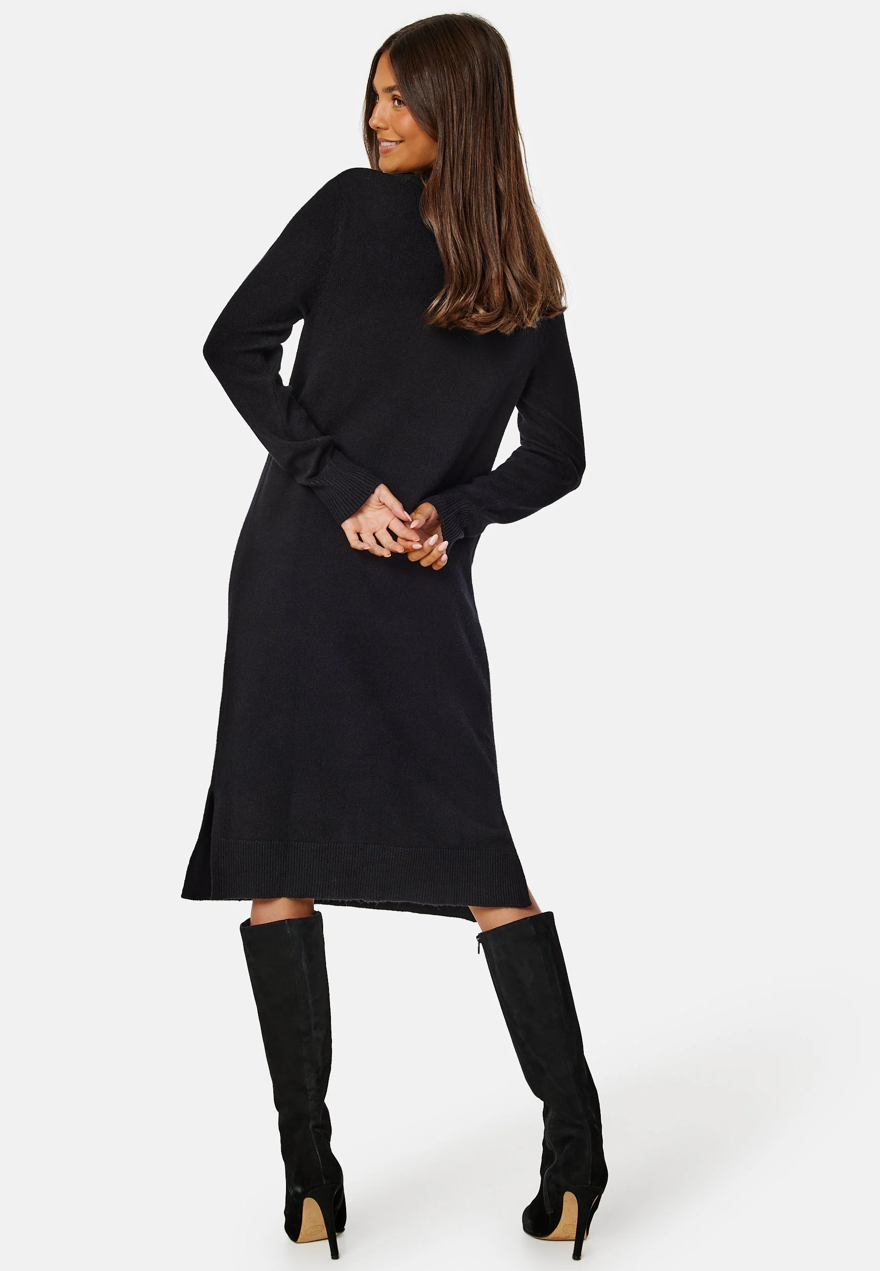 Viril Crew Neck Midi Dress - Image 2