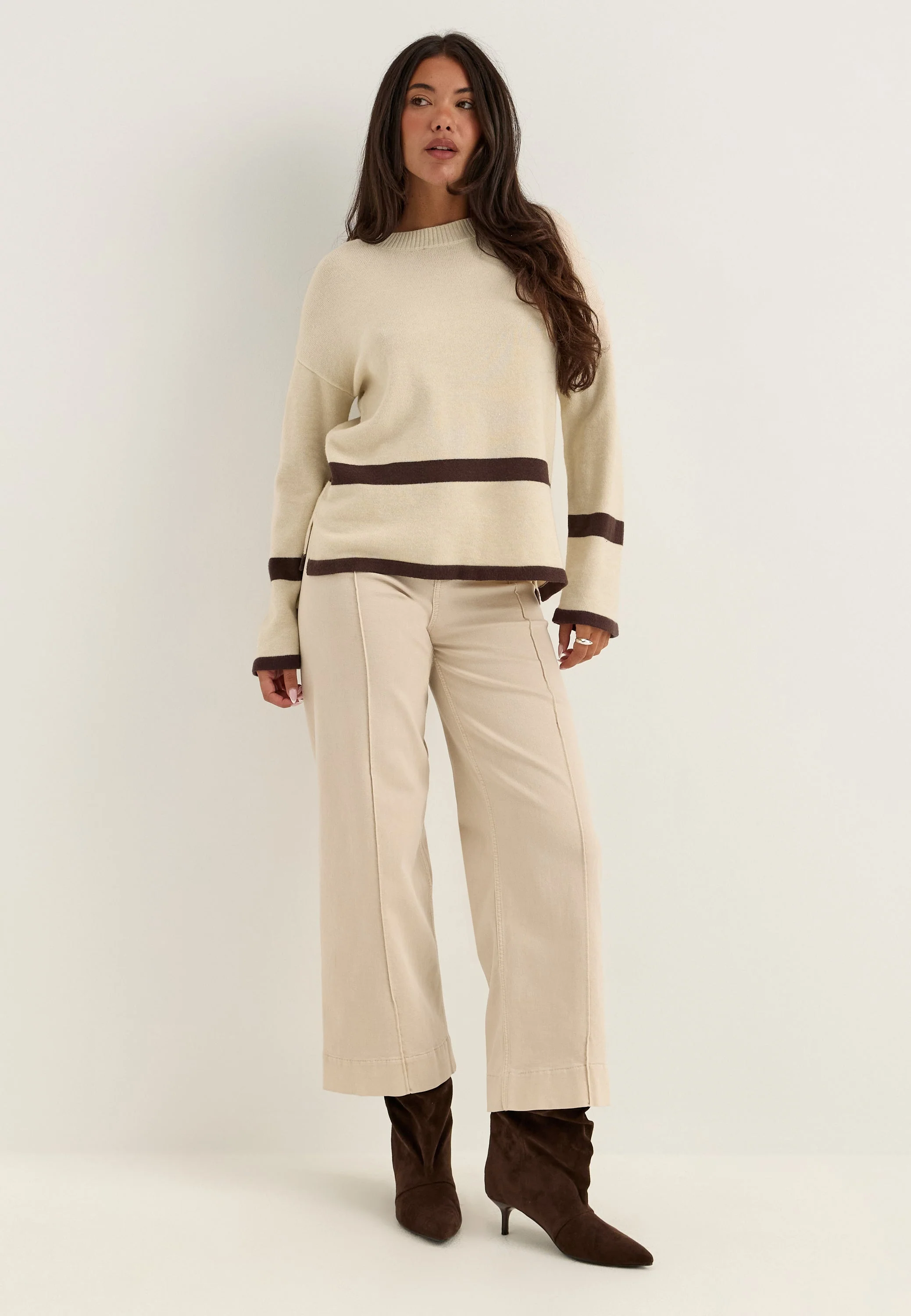 Viril O-neck Oversize L/S KNIT TOP - Image 4