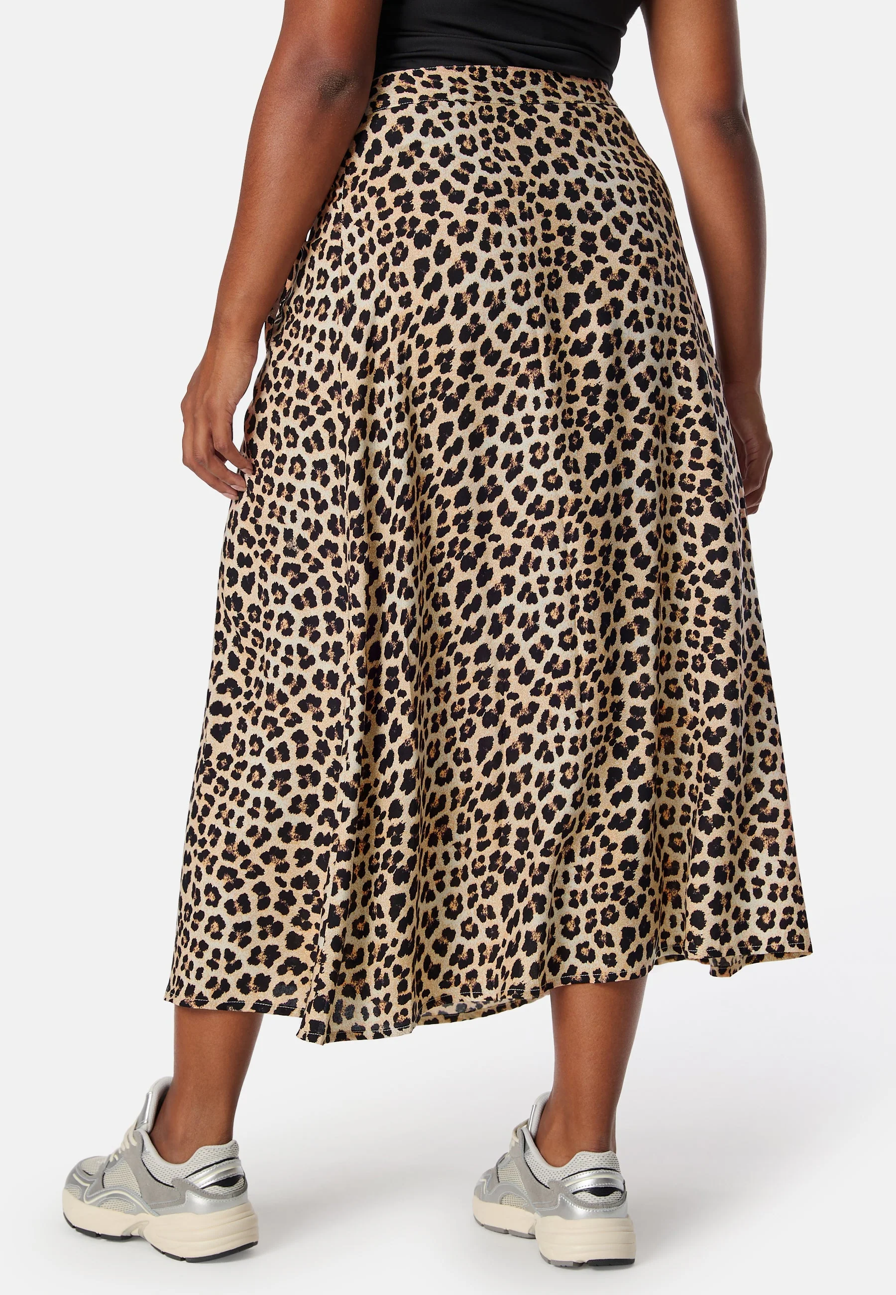 Viscose Midi Wrap Skirt - Image 7